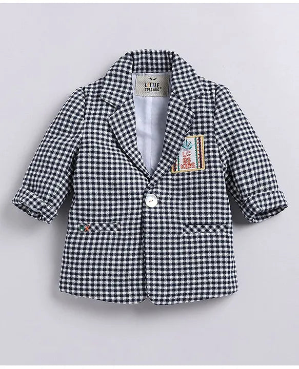 Cotton Half Sleeves Checked Coat With Solid Shorts Shirt & Muffler - Mustard