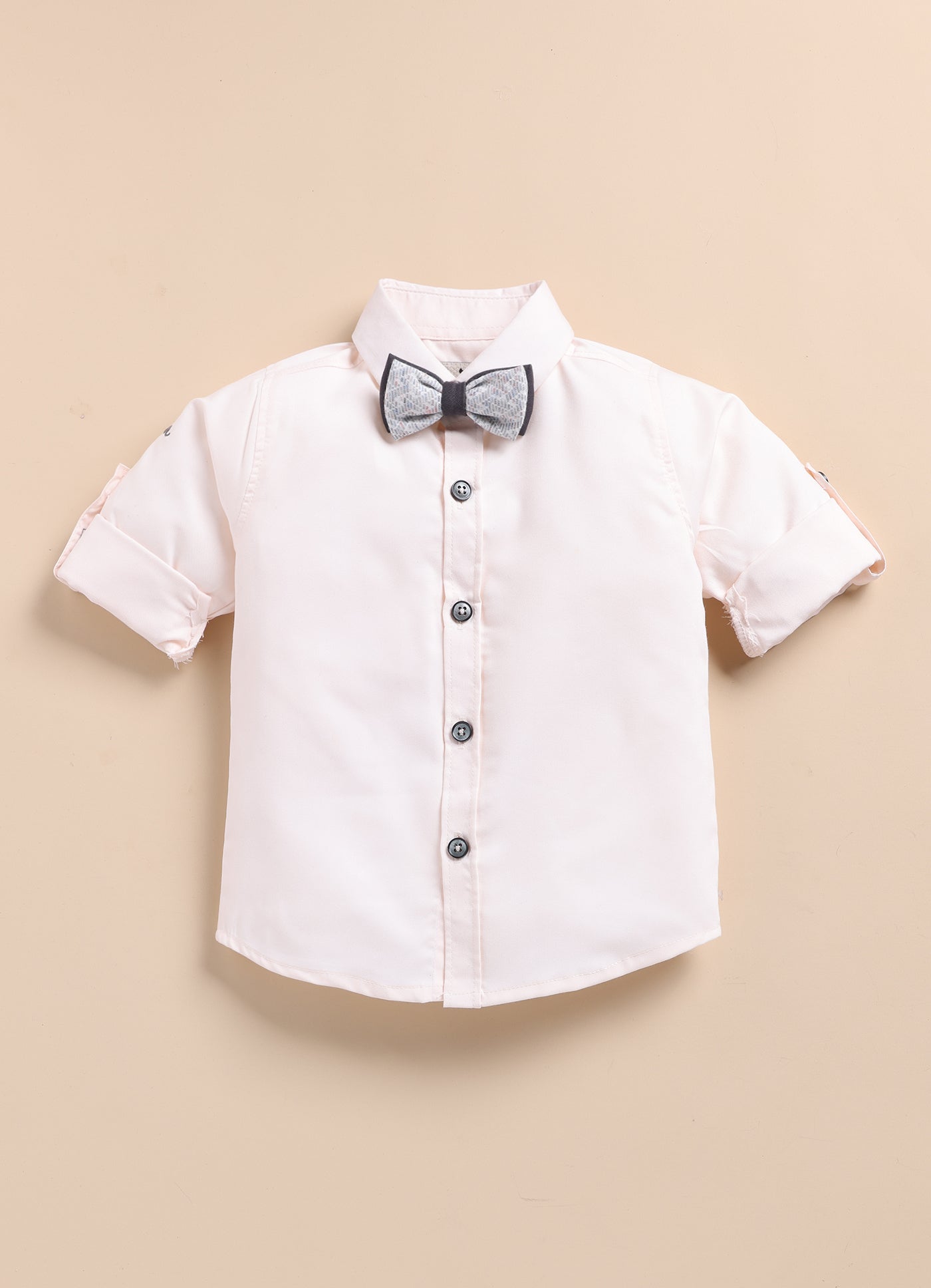 Grey Charming and Trendy Jacquard Waistcoat Set with Stole and Bow