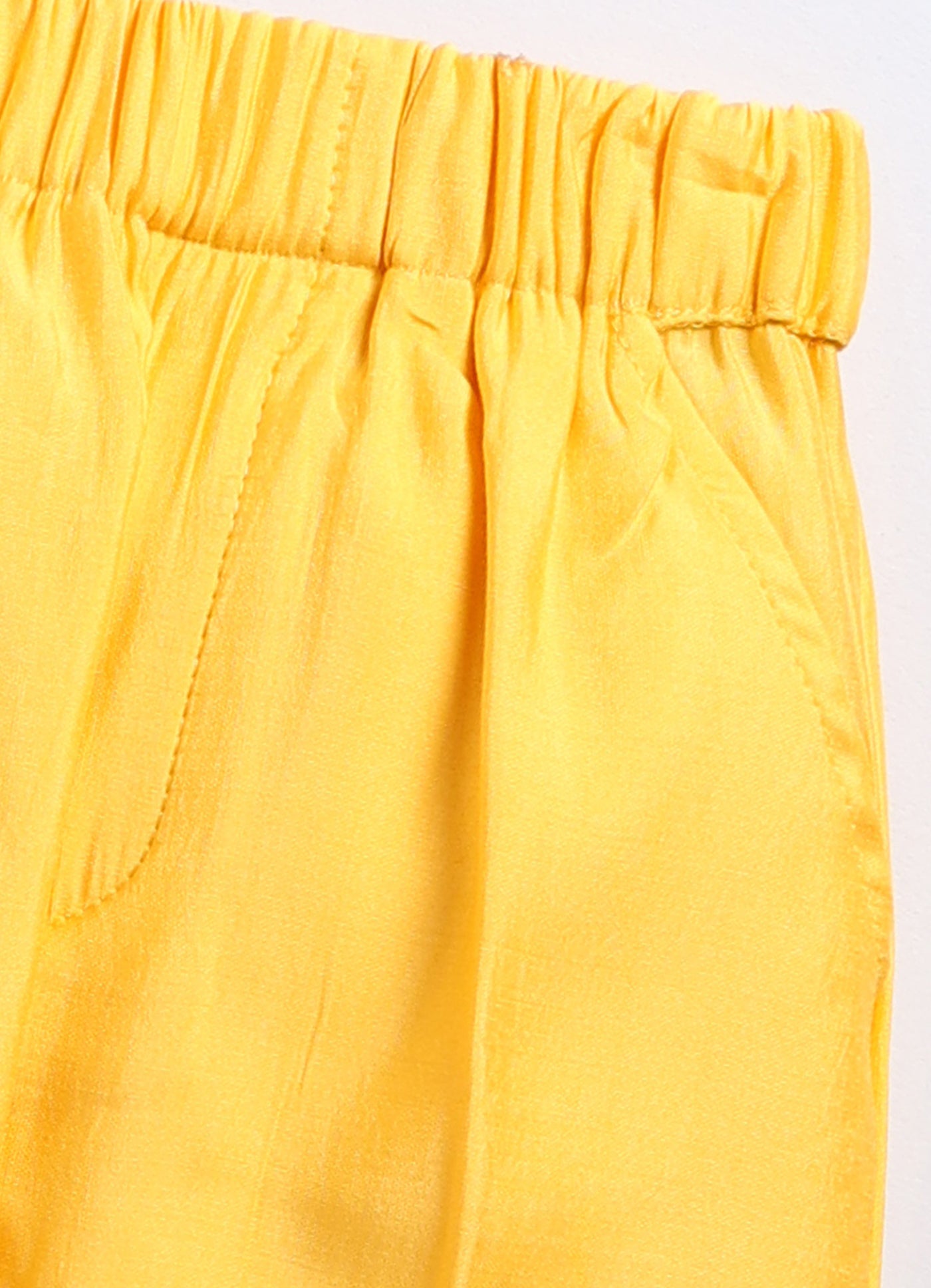 Floral Ethnic Kurta Jacket Set for Boys- Yellow