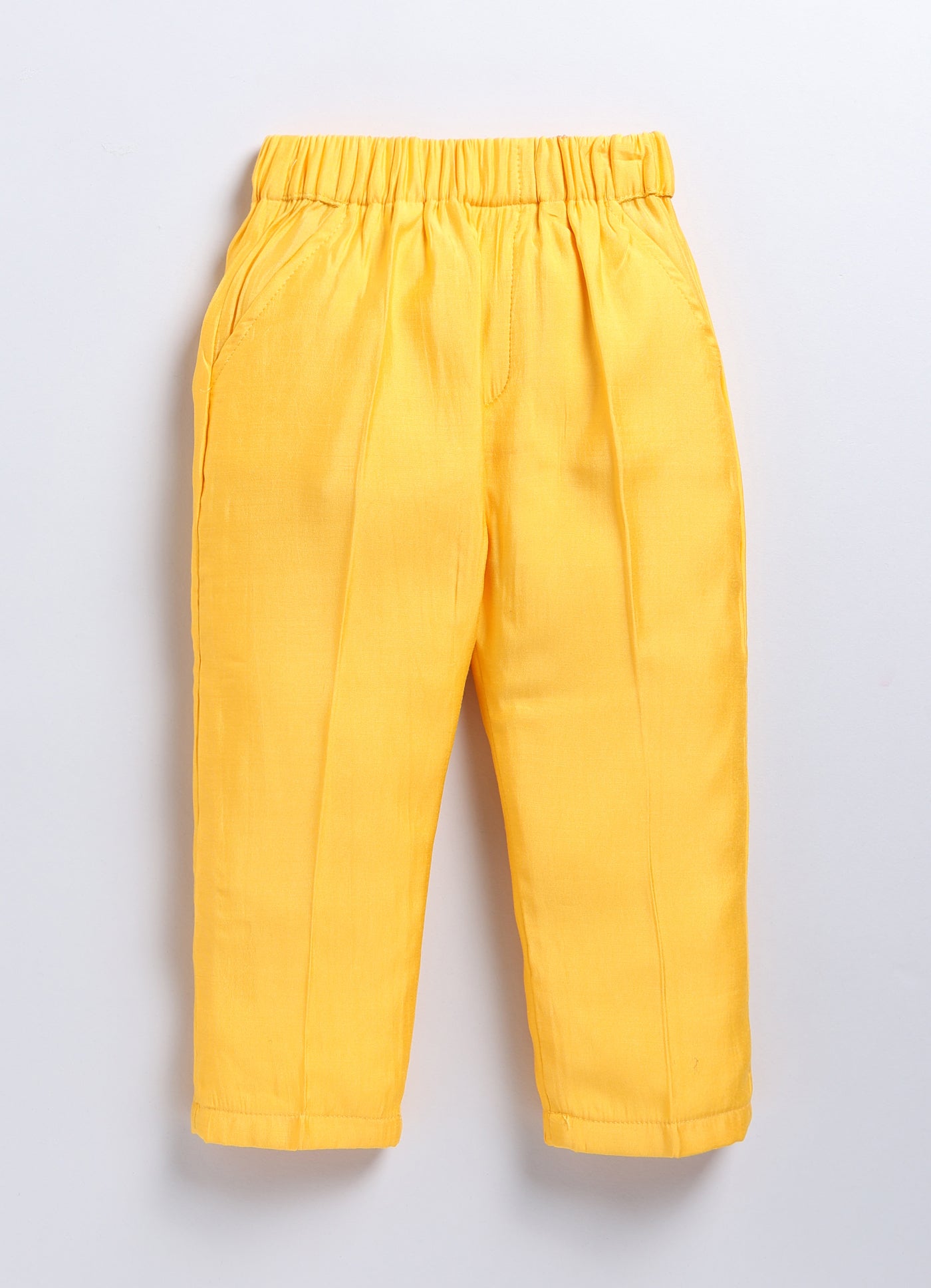 Floral Ethnic Kurta Jacket Set for Boys- Yellow
