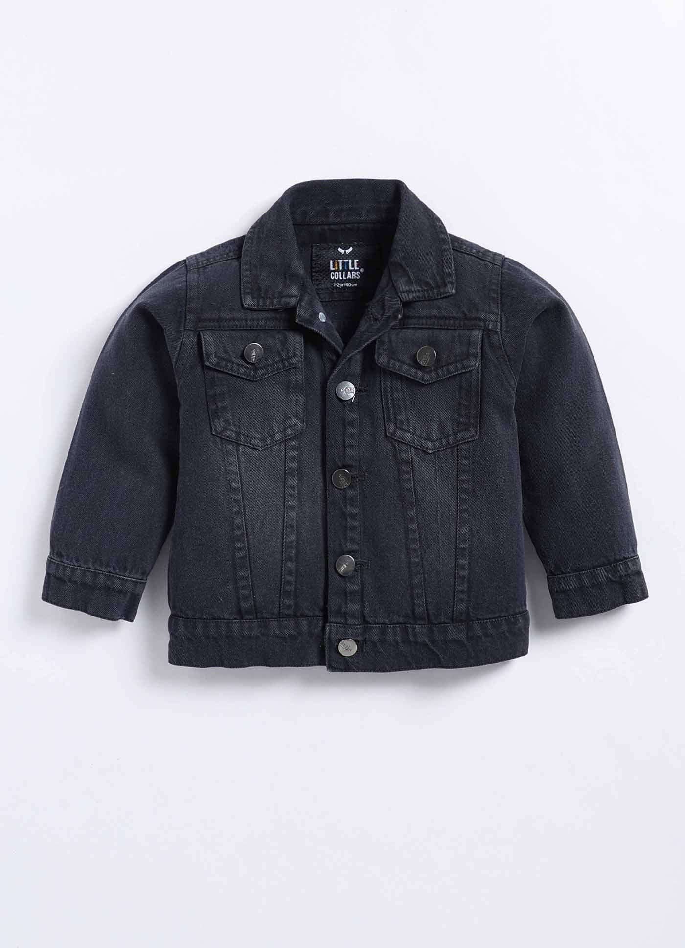 Cotton Denim Woven Full sleeved Washed Jacket with Brushed Checkered Shirt Tshirt and Trousers - Mustard