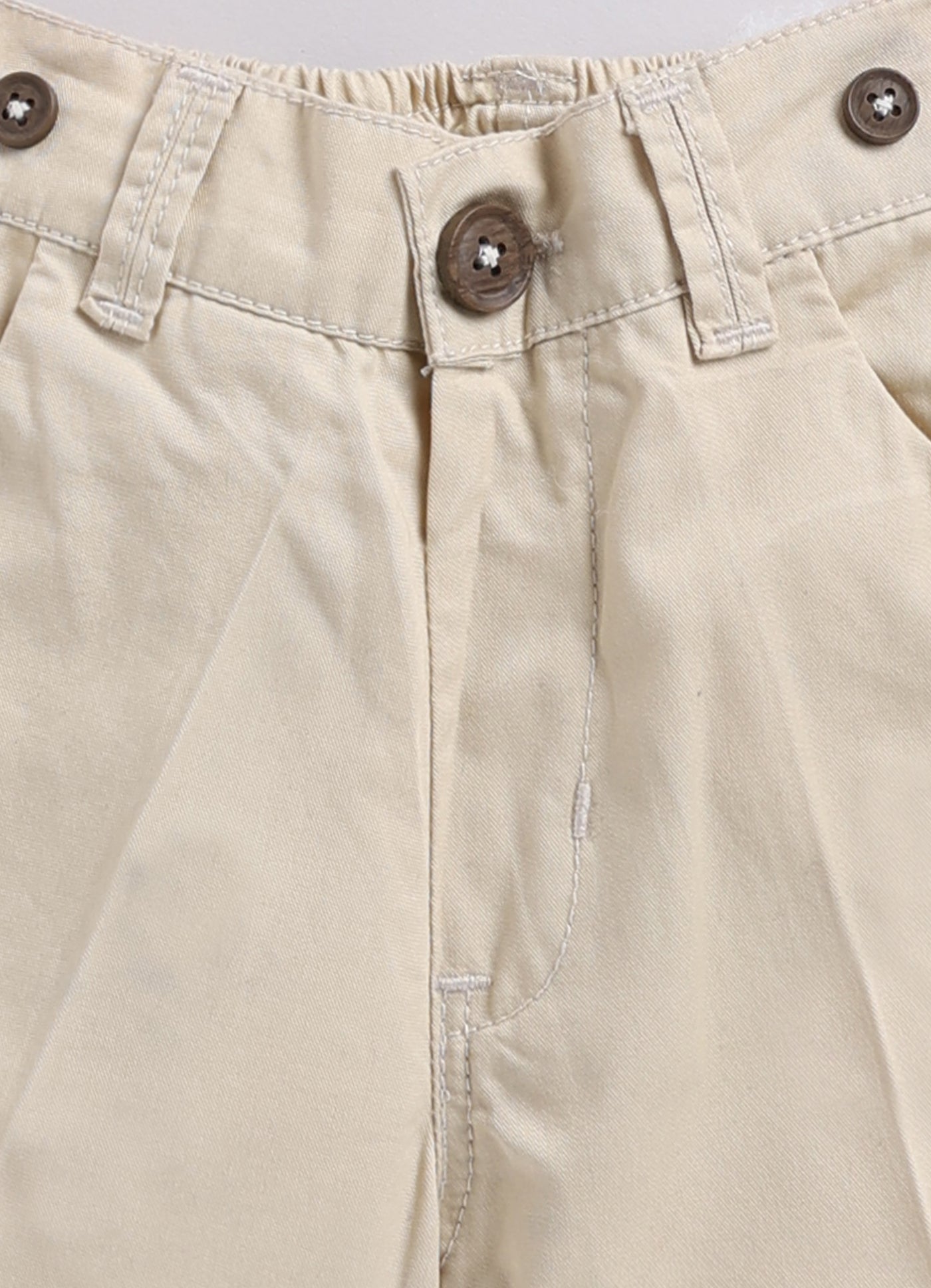 Organic Muslin Cotton Woven Half Sleeves Baby Elephant Print Shirt & Shorts With Suspender & Bow Set - Blue