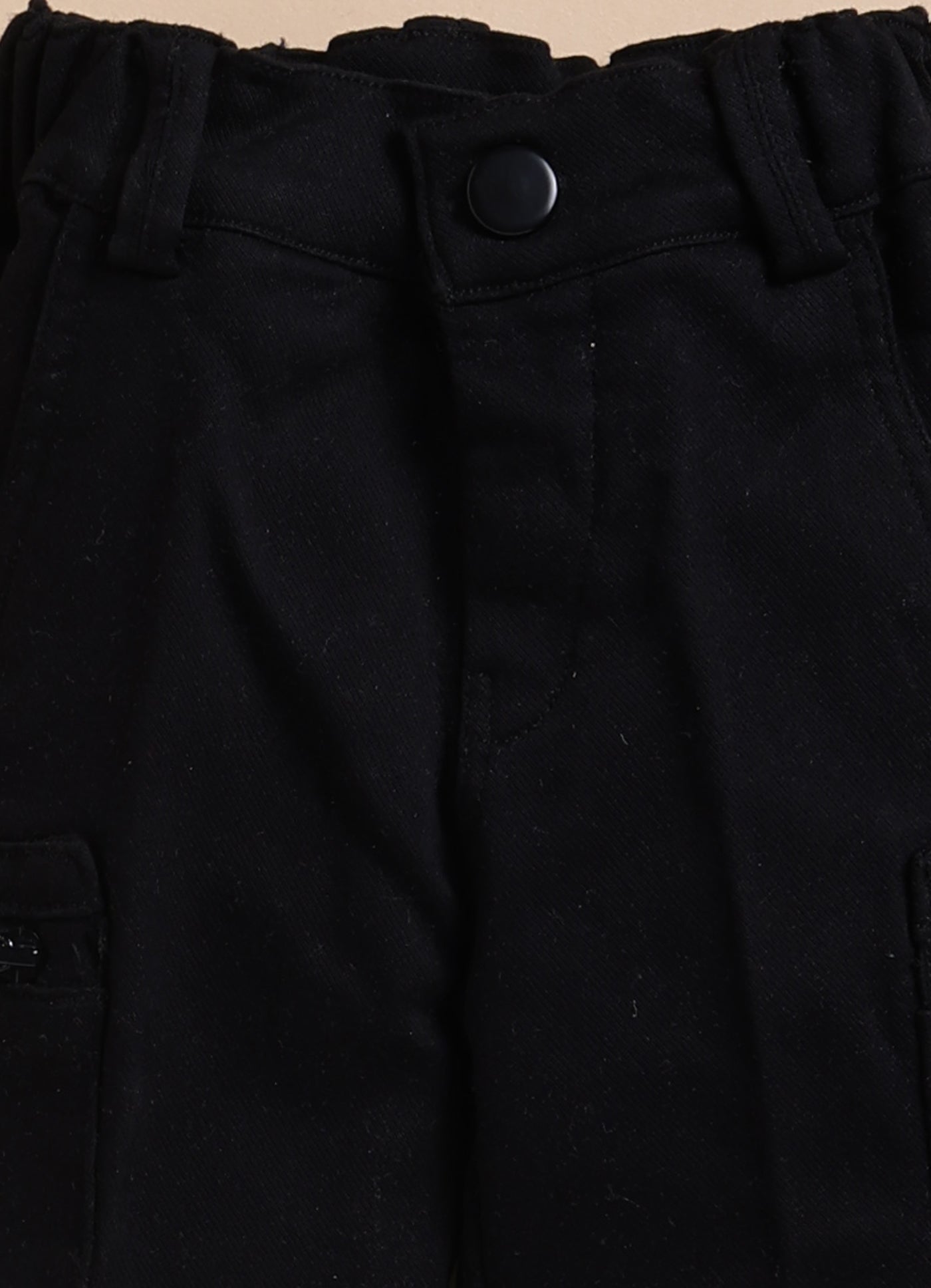 Blended Quirky Graphic Printed Woven Full Sleeves Zippered Sweat Jacket with Printed T-shirt and Pants Casual Set-Black