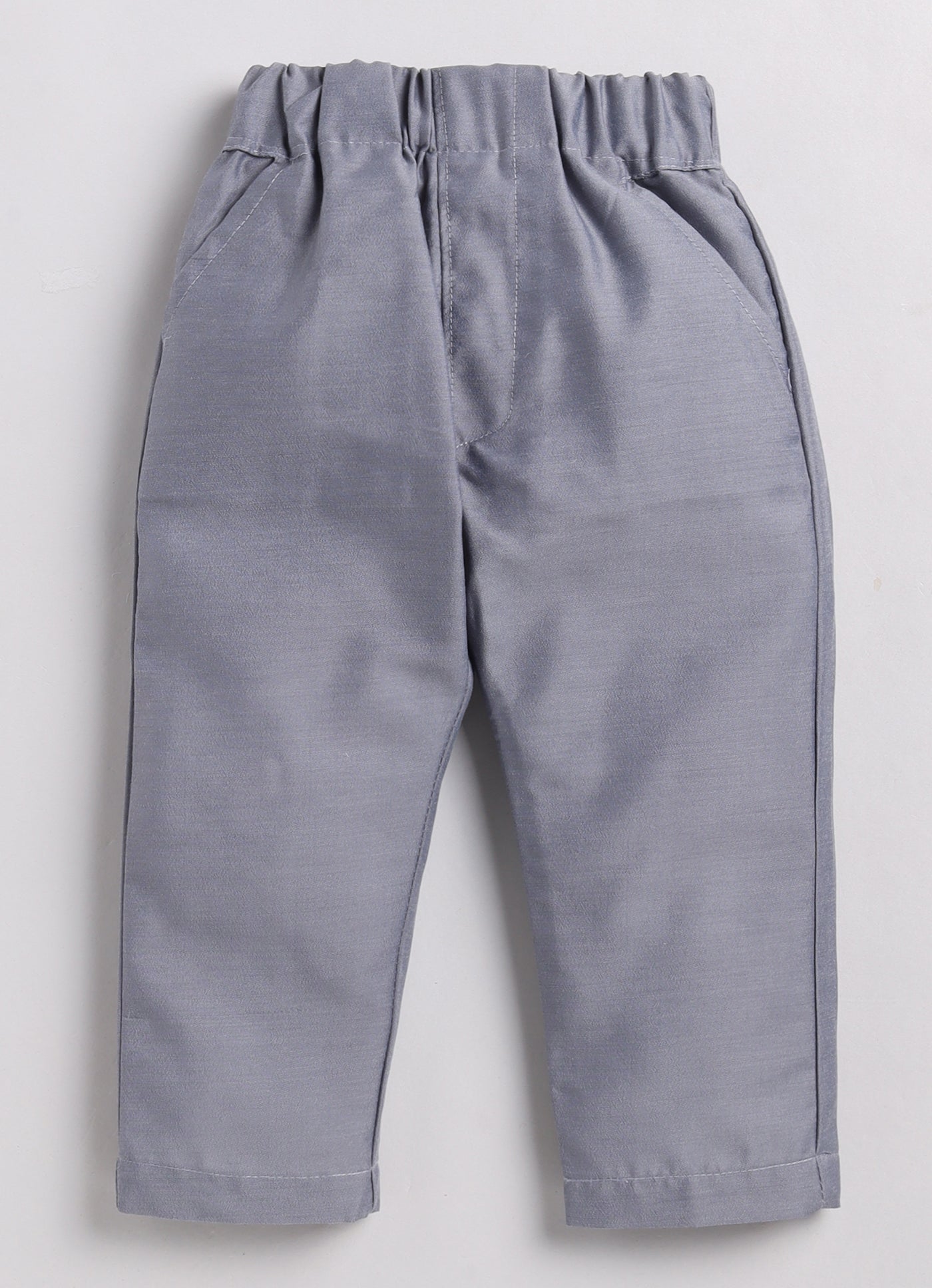 Grey Boys Reindeer Ethnic Jacket Kurta Pajama Set