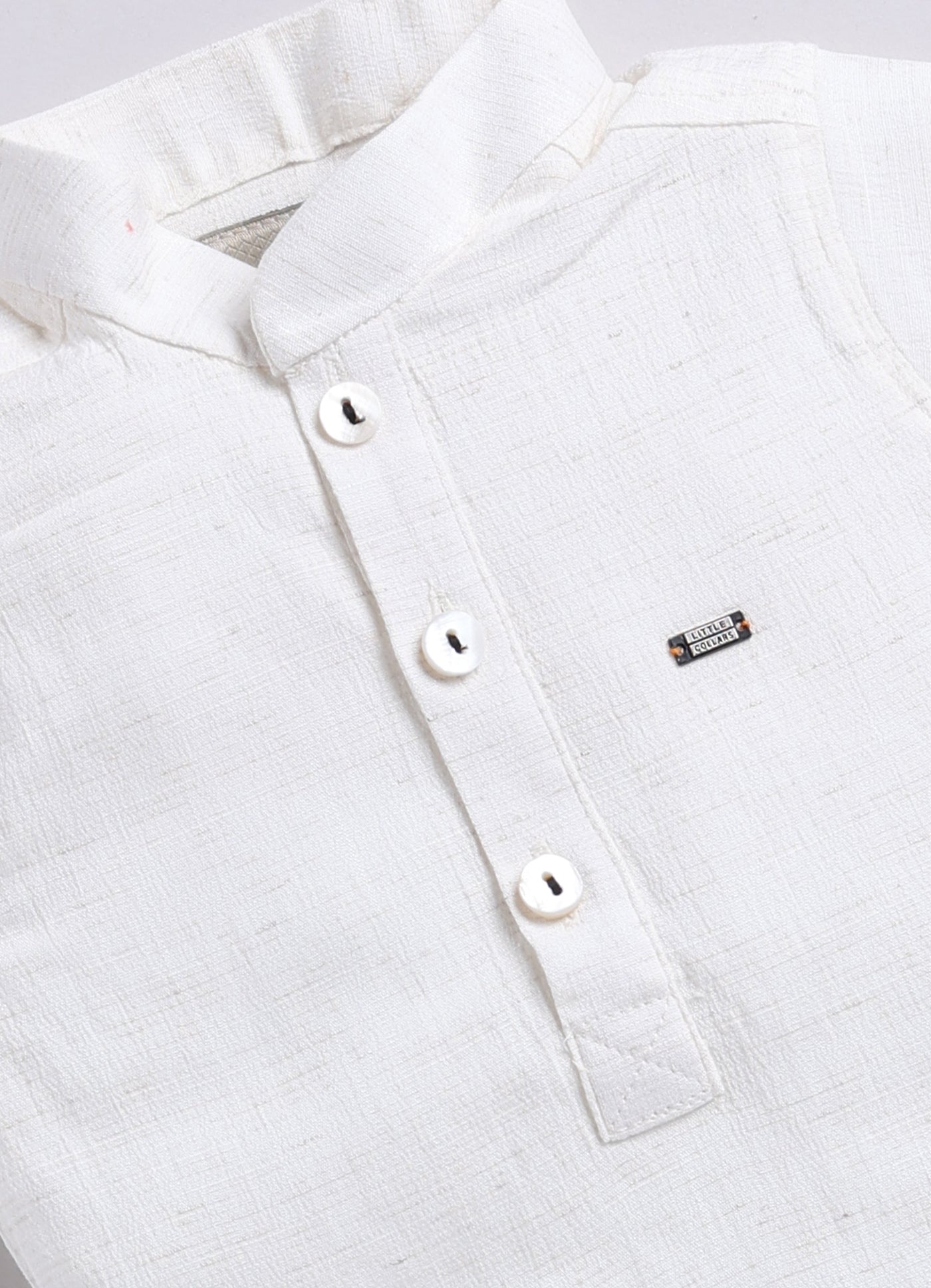 Cotton Half Sleeves Checked Coat With Solid Shorts Shirt & Muffler - Carrot