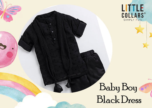 Baby Boy Black Dress