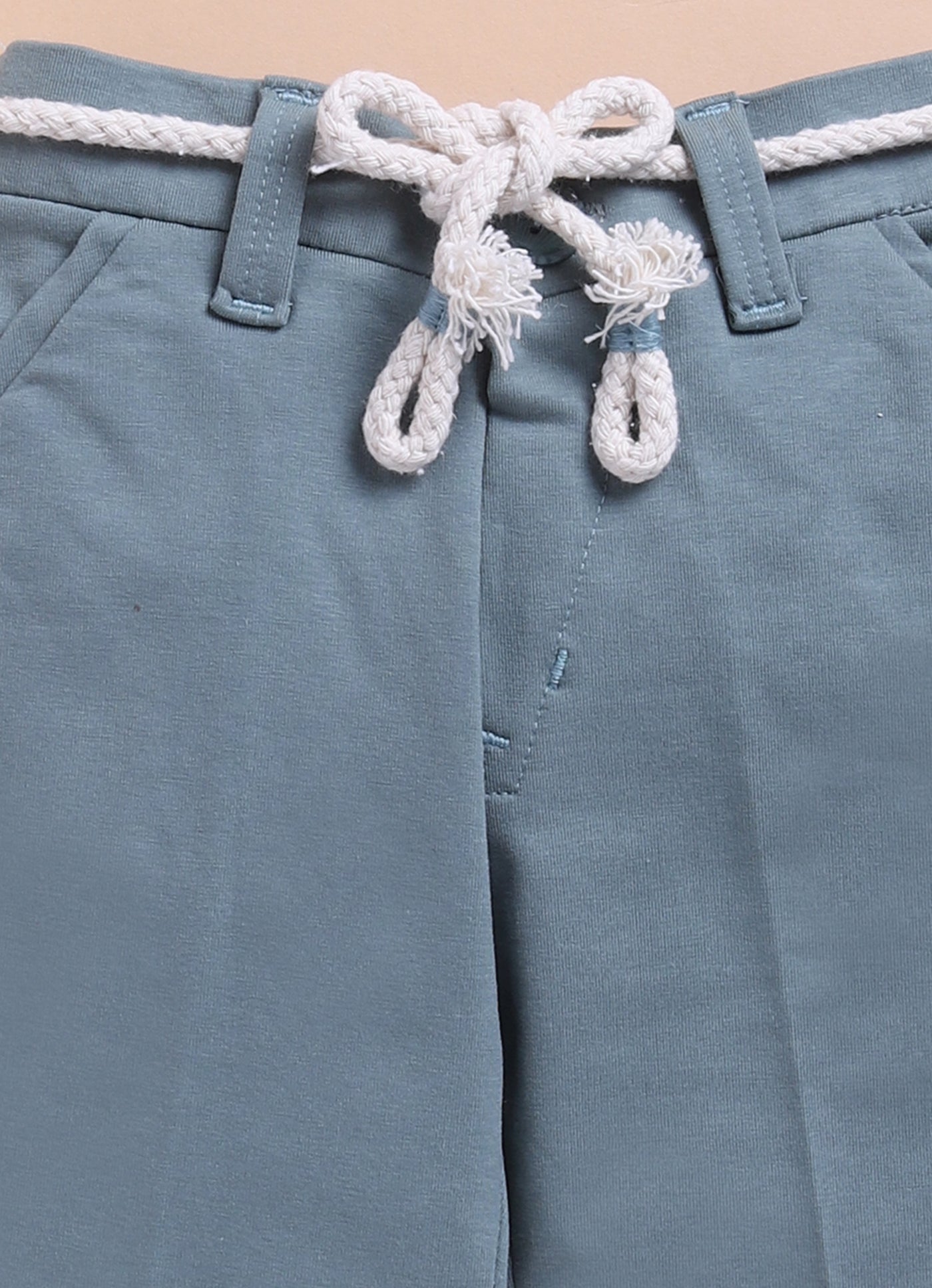 Green Adorable Knitted Waistcoat Full Sleeves Shirt Pants Set for Boys