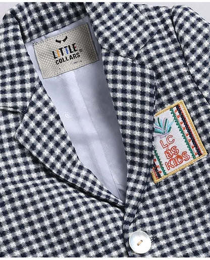 Cotton Half Sleeves Checked Coat With Solid Shorts Shirt & Muffler - Mustard