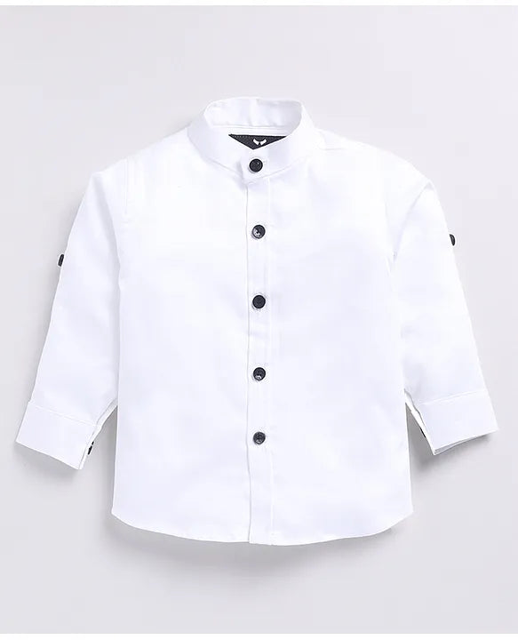  Terry Full SLeeves Lion Embroidered 3 Piece Party Suit Set - Navy Blue