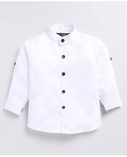  Terry Full SLeeves Lion Embroidered 3 Piece Party Suit Set - Navy Blue