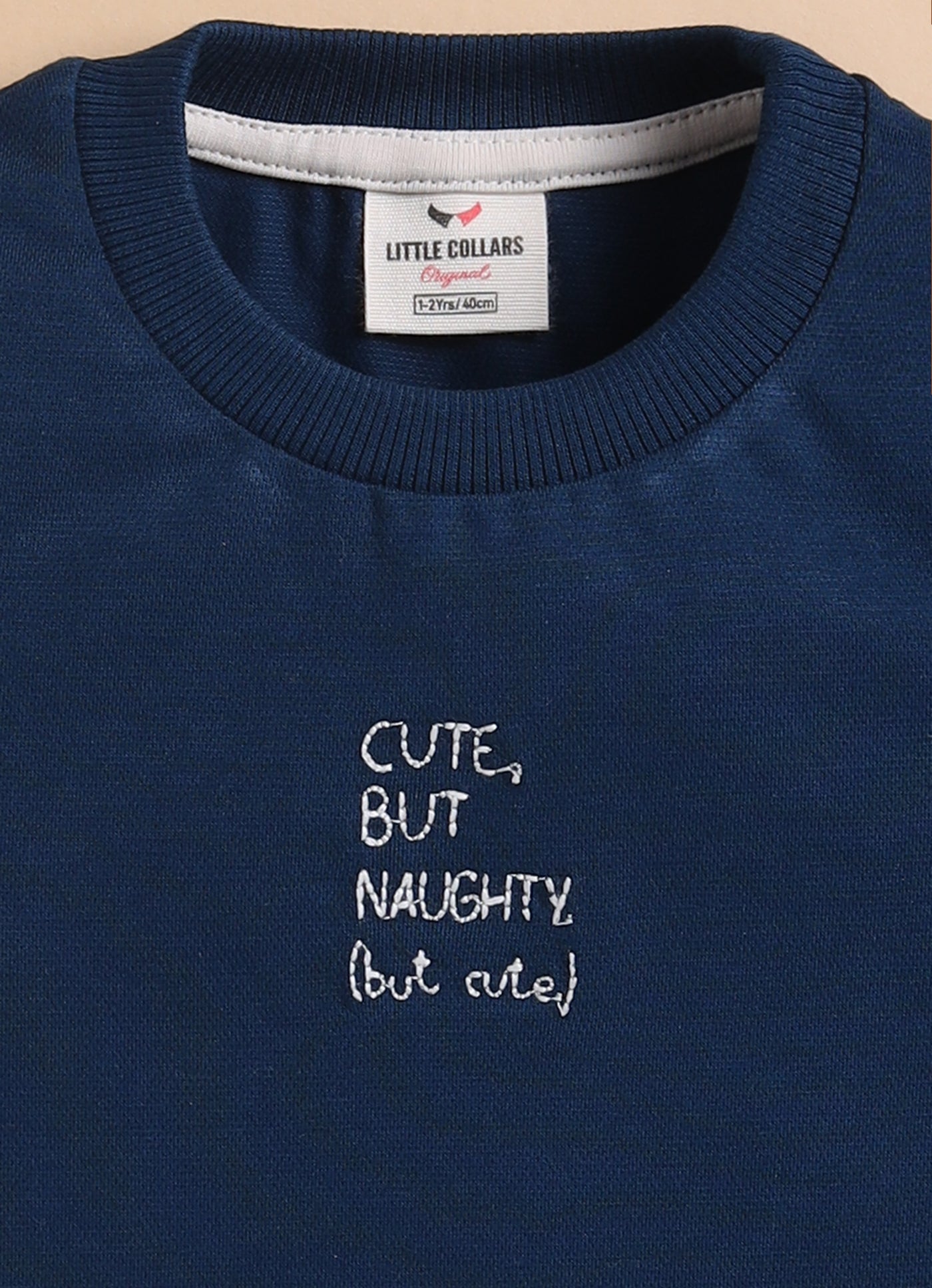 Boys Full Sleeves Cotton Striped Coat Pant Tshirt and Belt- Blue
