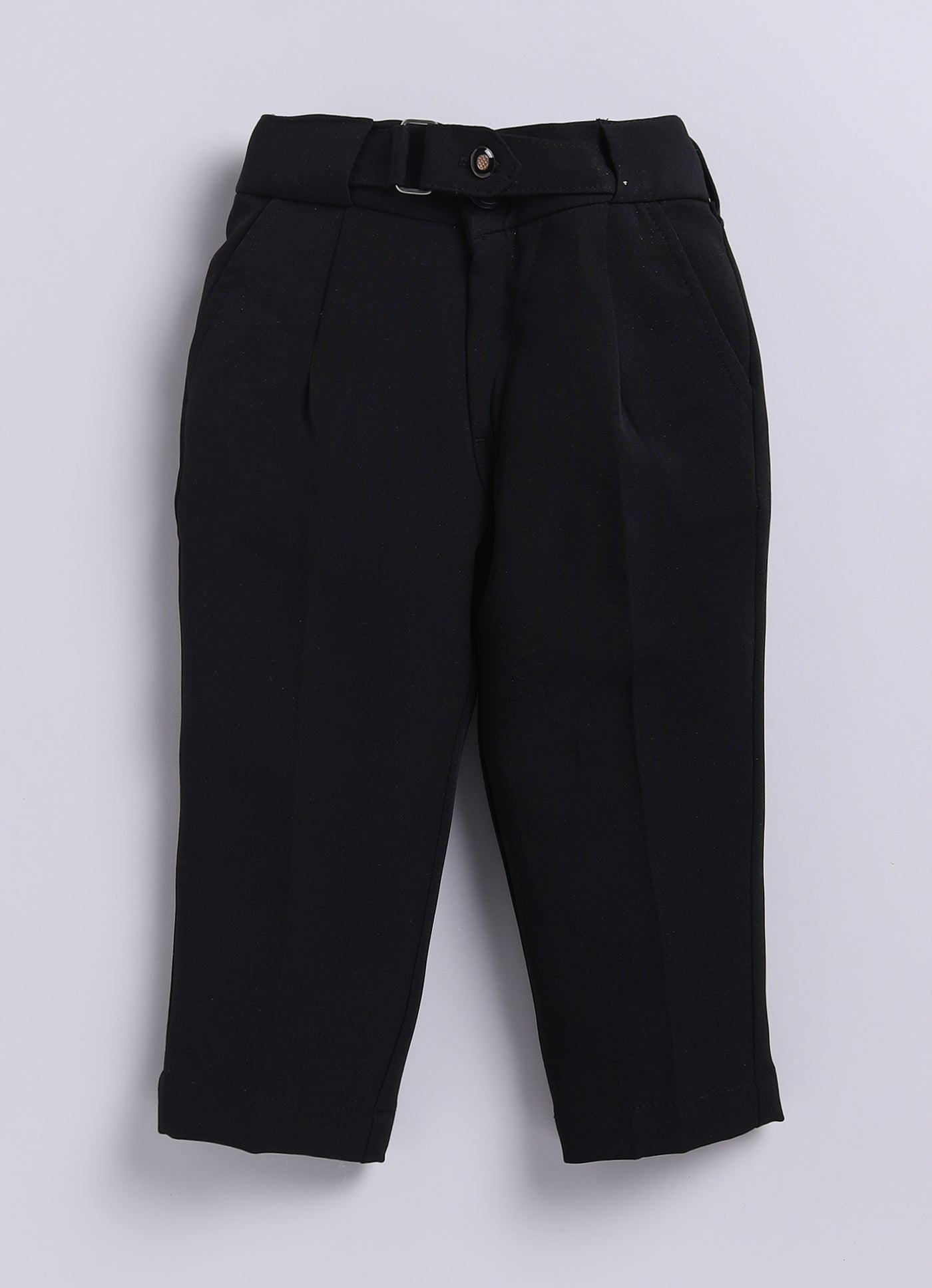 Poly Nylon Woven Full Sleeves Jacqaurd Shirt Pant with Tie and Tie Pin Set- Cement