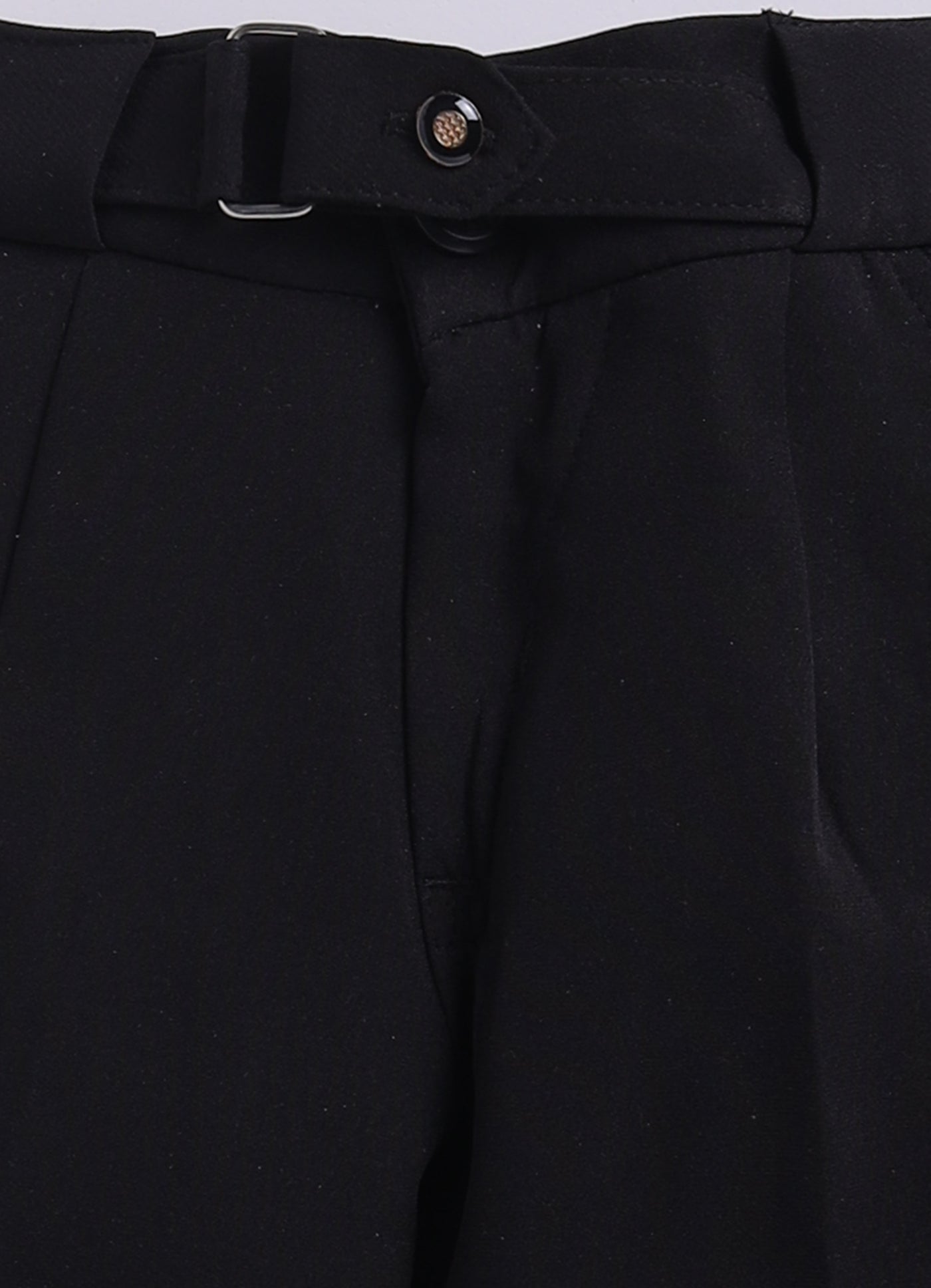 Poly Nylon Woven Full Sleeves Jacqaurd Shirt Pant with Tie and Tie Pin Set- Cement