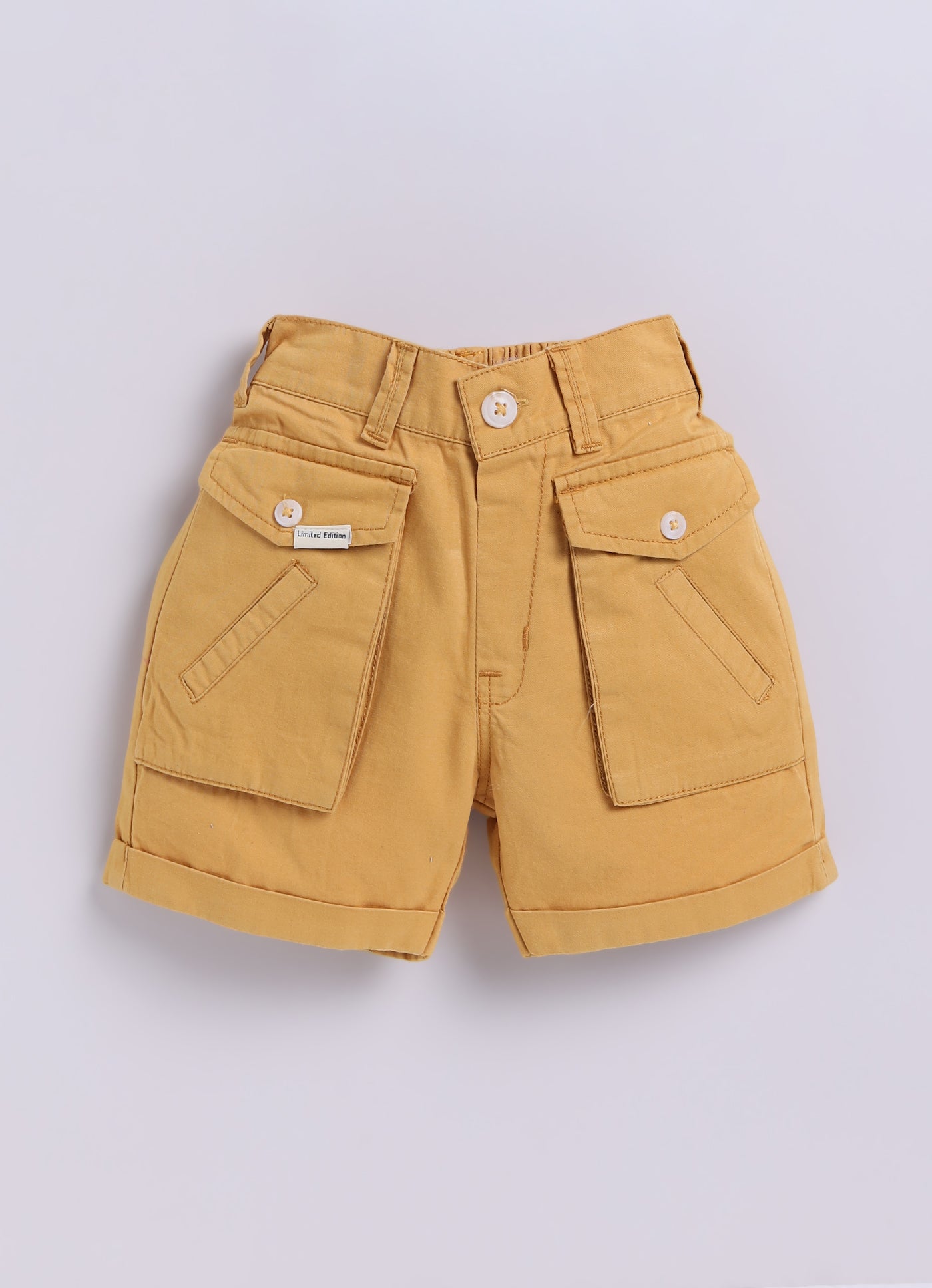 Boys Pure Cotton  Pineapple Printed Shirt  & Shorts Set with Suspender and Bow - Green