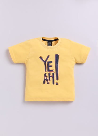 Blended Abstract Printed Knitted Quilted Full Sleeves Zippered Sweat Jacket with Printed Tshirt and Pants Casual Set- Multi