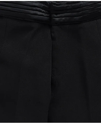 Green Jaquard Waistcoat Formal Tuxedo Co-ord Set with Bow
