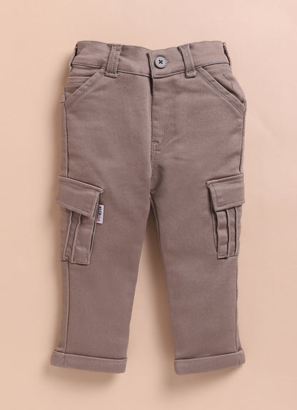 Green Casual and Stylish Full Sleeves Cotton Blend Washed Shacket with Pants and Striped Half Sleeves Hooded Kurta Shirt