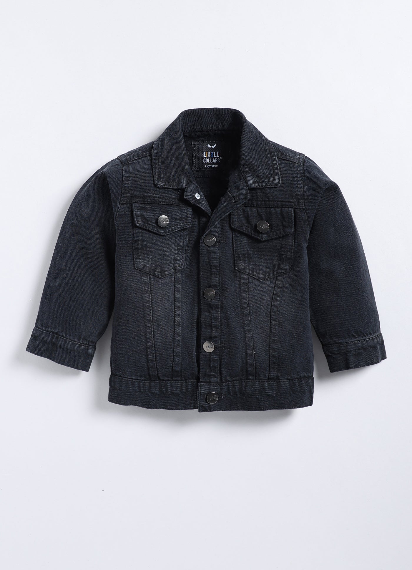 Cotton Denim Woven Full sleeved Washed Jacket with Brushed Checkered Shirt Tshirt and Trousers - Red