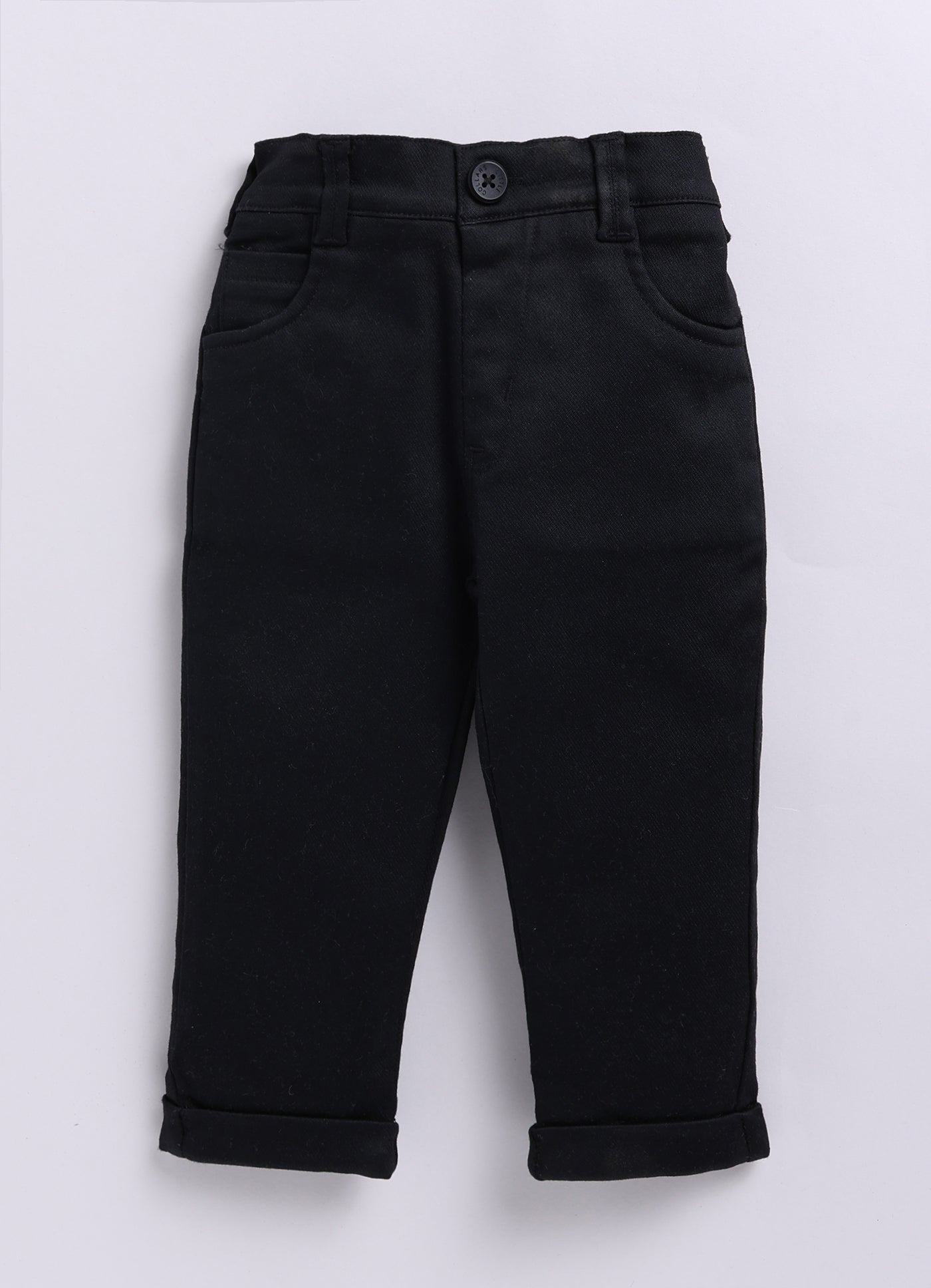 Little Collars Woven Full Sleeves Textured Printed Shirt with Trousers Suspender and Bow Shirt Pant Set- Brown (Copy)