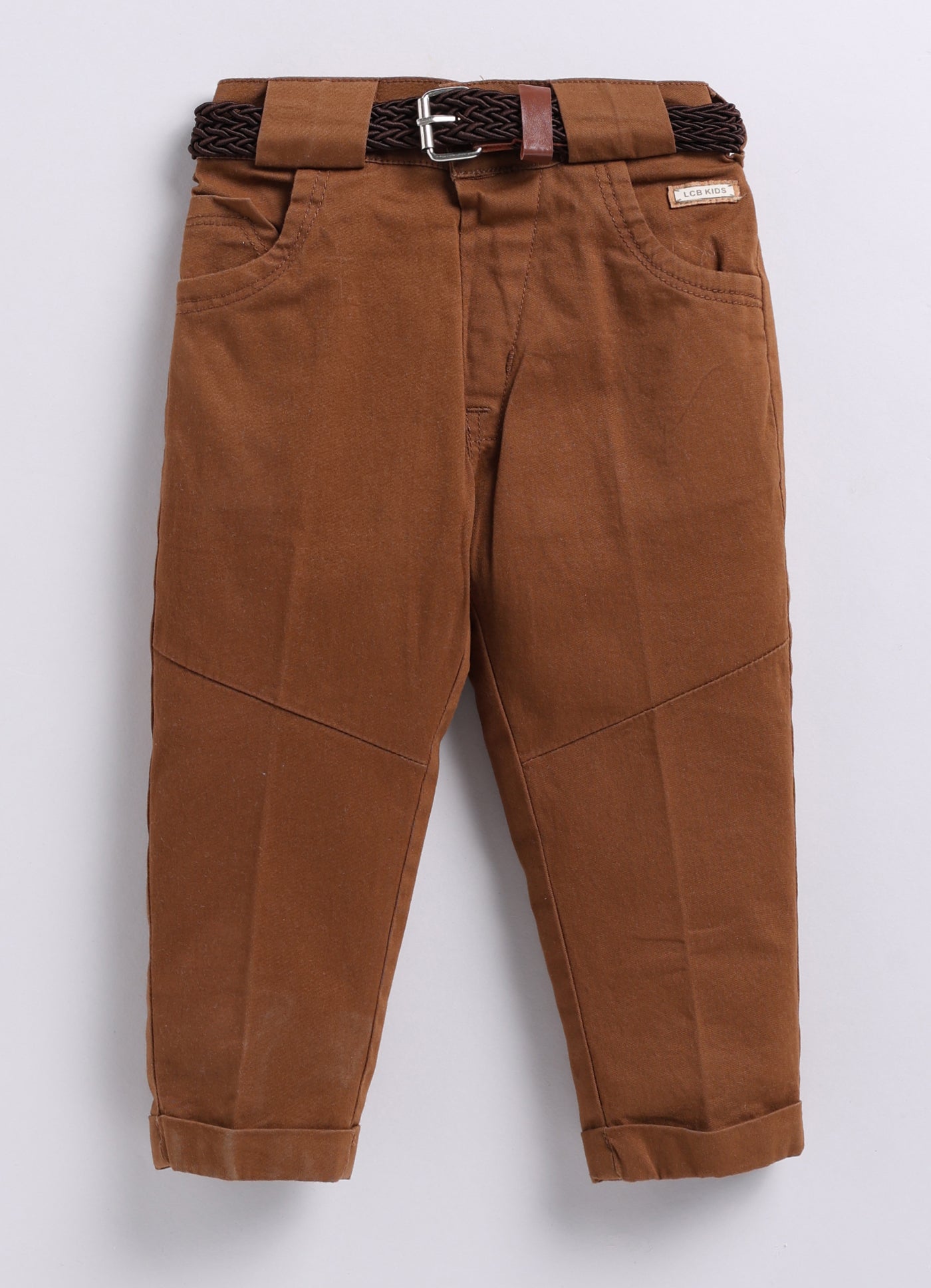 Blended Woven Full Sleeves Floral Motif Embroidered Shirt & Pant Casual Set- Cream