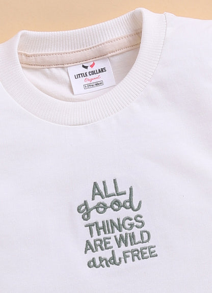 oys Woven Cotton Tiger printed Shirt , T-Shirt, Shorts Casual Set- Green