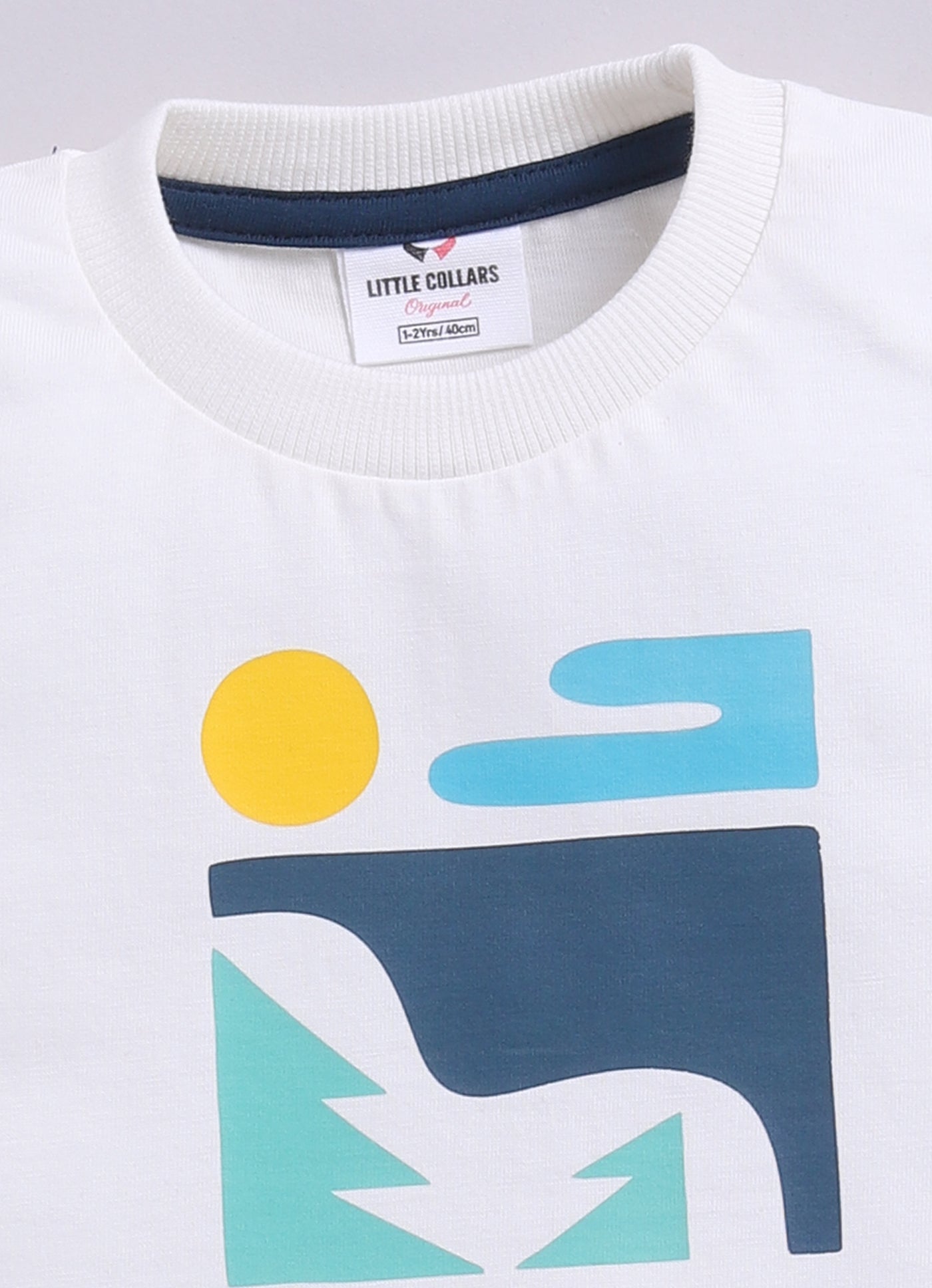 Cotton Summer Vibe Shirt, Printed T-Shirt, Short Pants Casual Set- Blue