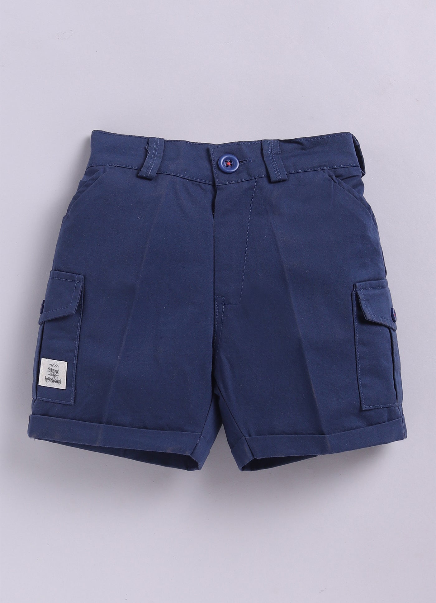 Cotton Summer Vibe Shirt, Printed T-Shirt, Short Pants Casual Set- Blue