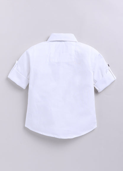 Brushed Cotton Woven Full Sleeves Checkered Waistcoat Pant with Shirt Bow Cap and Brooch Jacket Set- Blue