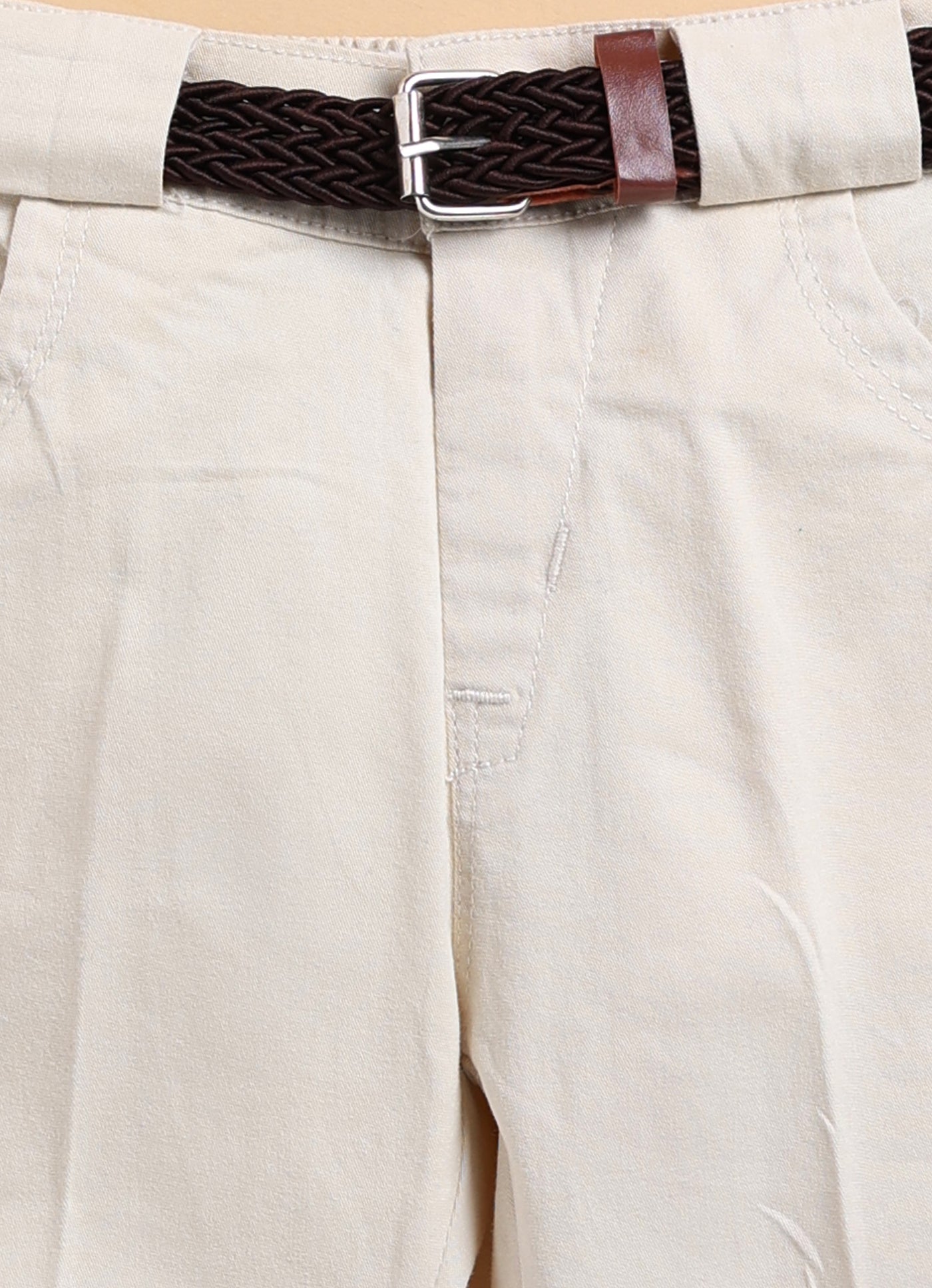 Blended Woven Full Sleeves Floral Motif Embroidered Shirt & Pant Casual Set- Green