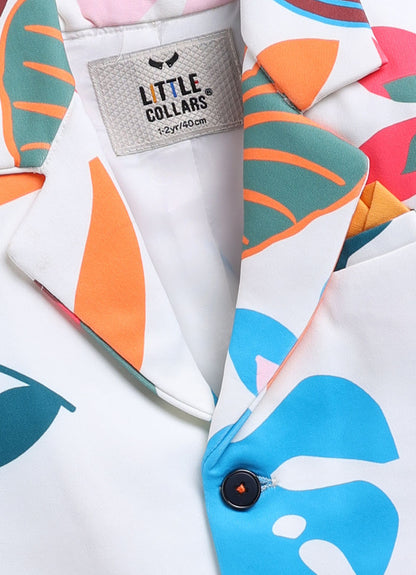 Boys Fun and Bright Blazer, T shirt, Trouser Coat Set - Mango