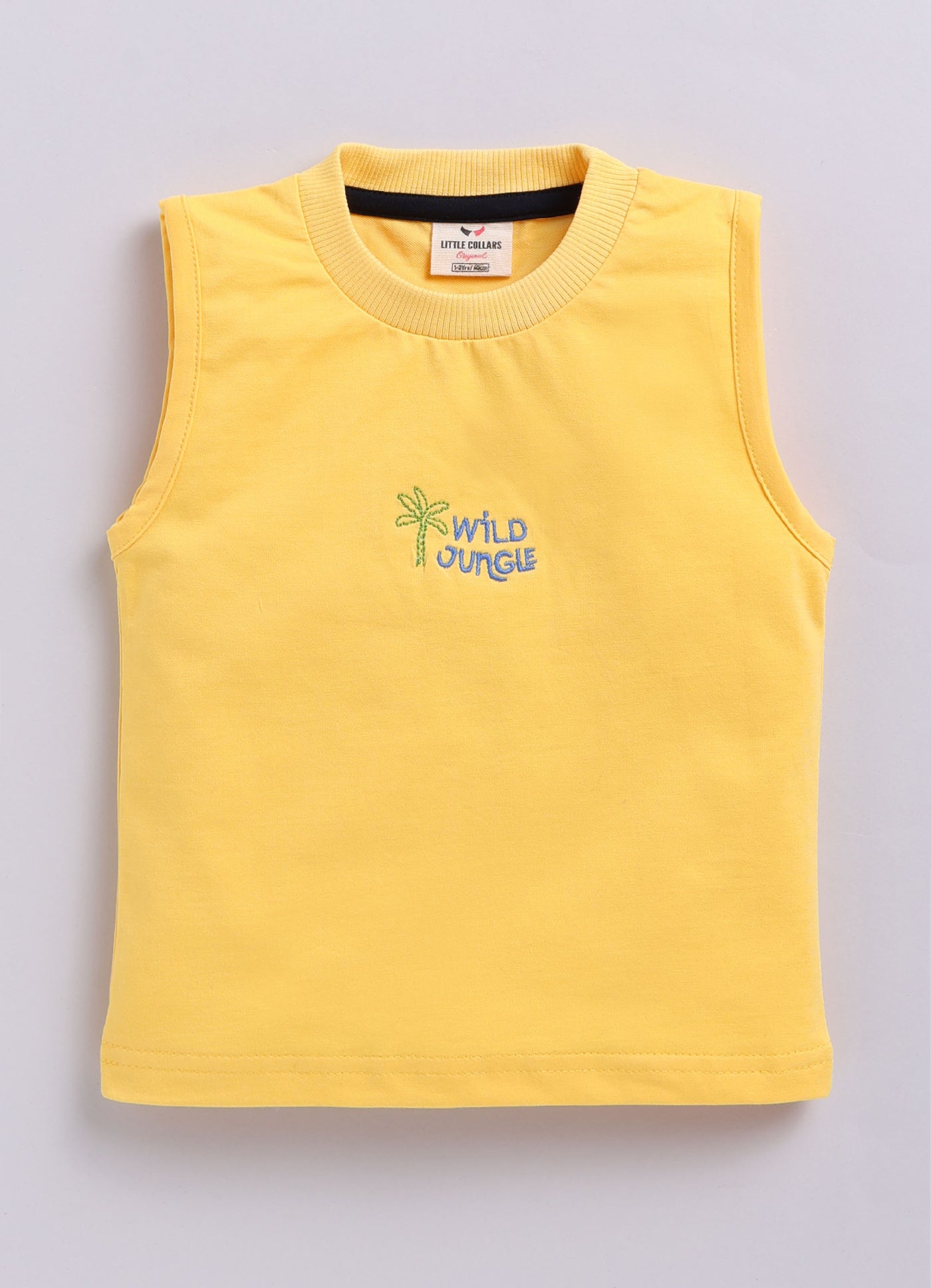 Boys Fun and Bright Blazer, T shirt, Trouser Coat Set - Lemon