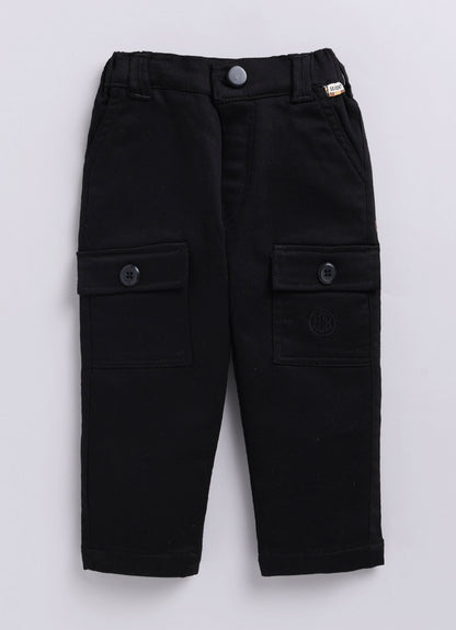 Blended Woven Technical Hooded Jacket Gilet with Utility Multi Pockets and Full Sleeves Tshirt and Trousers - Beige