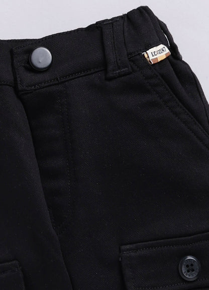 Blended Woven Technical Hooded Jacket Gilet with Utility Multi Pockets and Full Sleeves Tshirt and Trousers - Beige