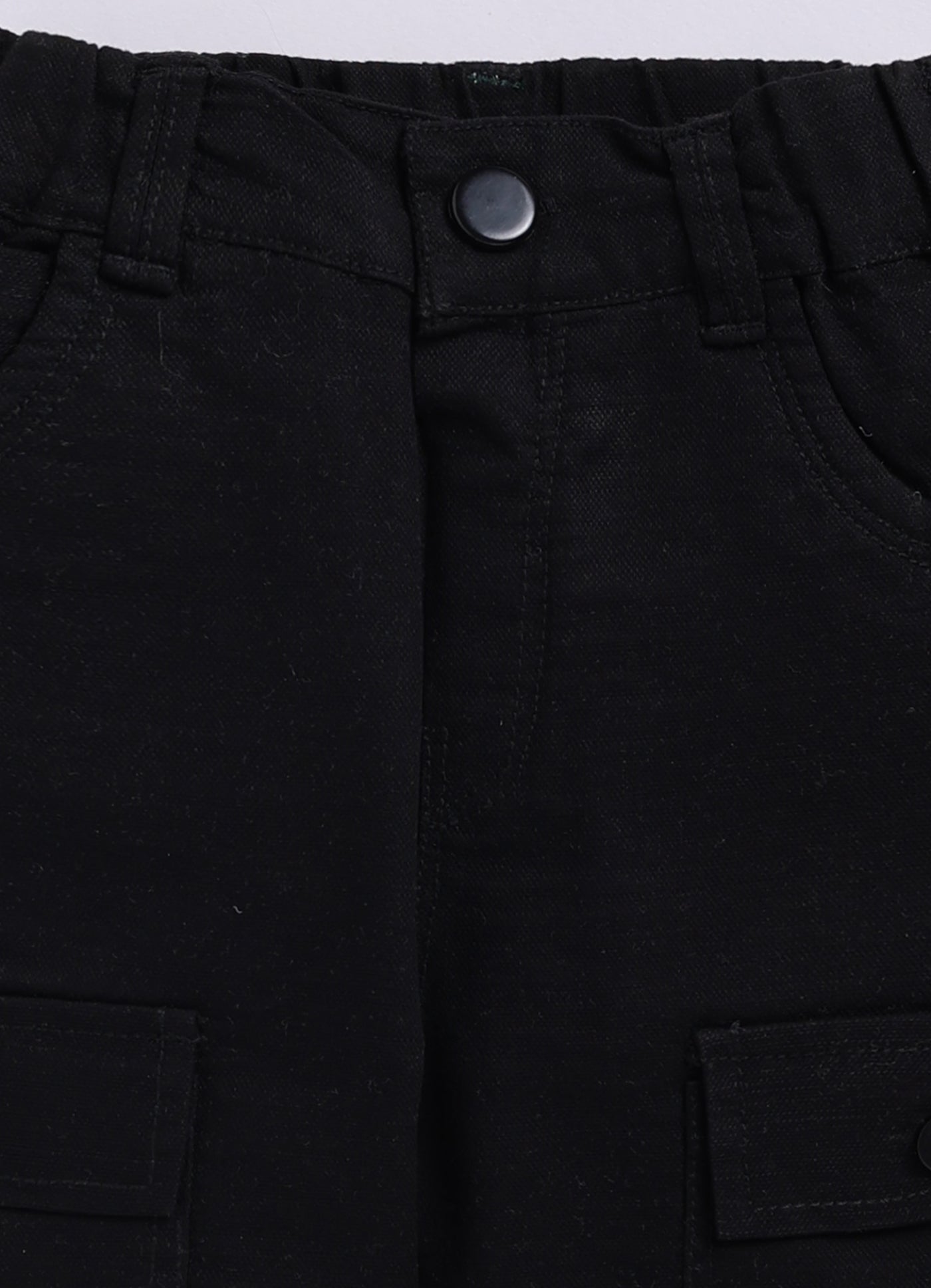 Blended Woven Technical Jacket Gilet with Utility Multi Pockets and Full Sleeves Hooded Teddy T-shirt and Trousers - Khaki