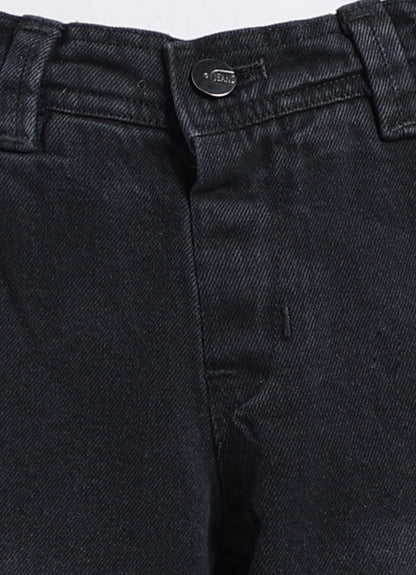 Cotton Denim Woven Full sleeved Washed Jacket with Brushed Checkered Shirt Tshirt and Trousers - Red