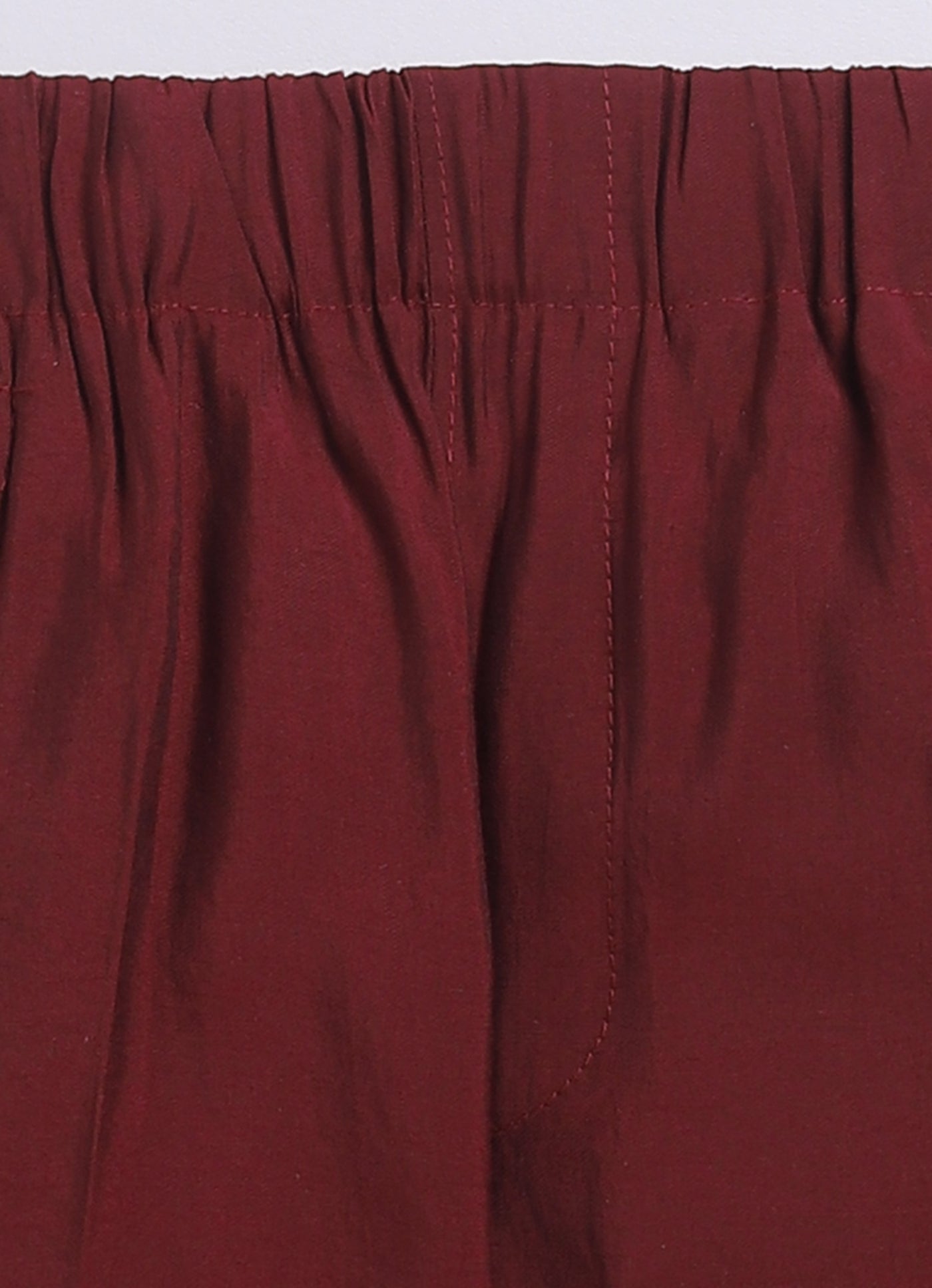 Silk Blended Woven Full Sleeves Floral Printed Nehru Jacket and Solid Kurta Pajama Ethnic Set- Maroon