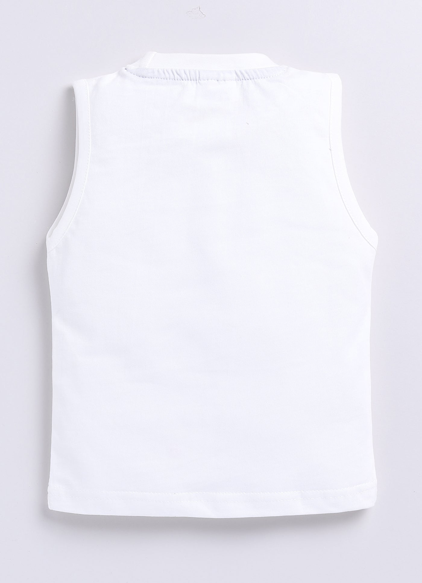 Cotton Woven Full Sleeves Stripes Shacket with Embroidery Printed T-shirt and Pants Casual Set-Blue