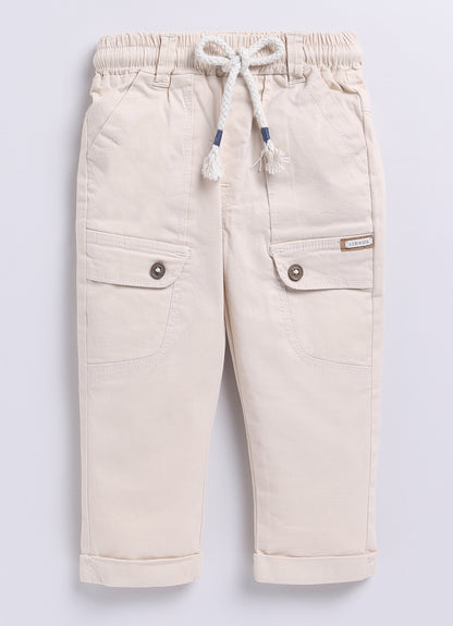 Cotton Woven Full Sleeves Stripes Shacket with Embroidery Printed T-shirt and Pants Casual Set-Blue