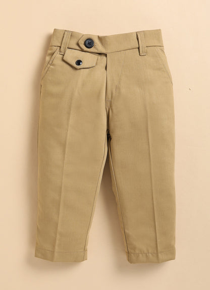 Formal Black Boys Shirt Pant Partywear Set - Black