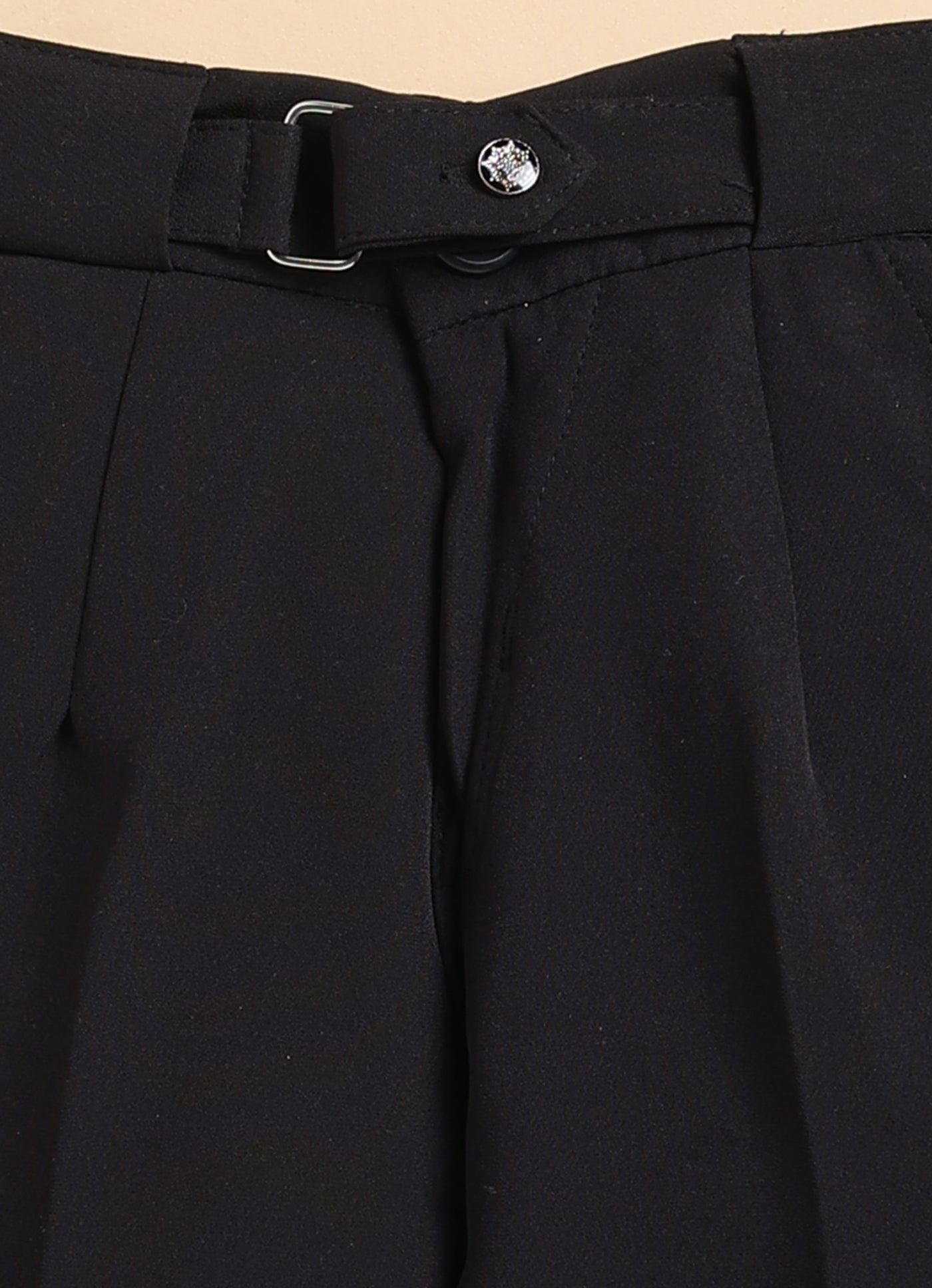 Poly Nylon Woven Full Sleeves Abstract Shirt Pant with Tie and Tie Pin Set- White
