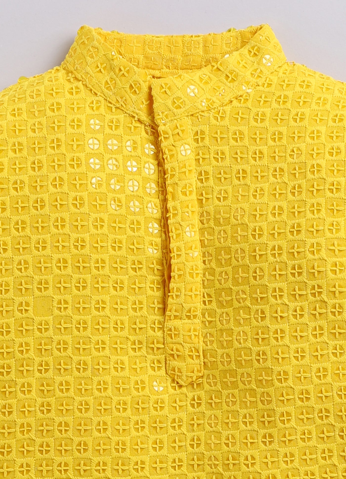 Silk Blended Woven Full Sleeves Pack of 2 Solid Embroidered Kurta Patiala Ethnic Set- Mustard