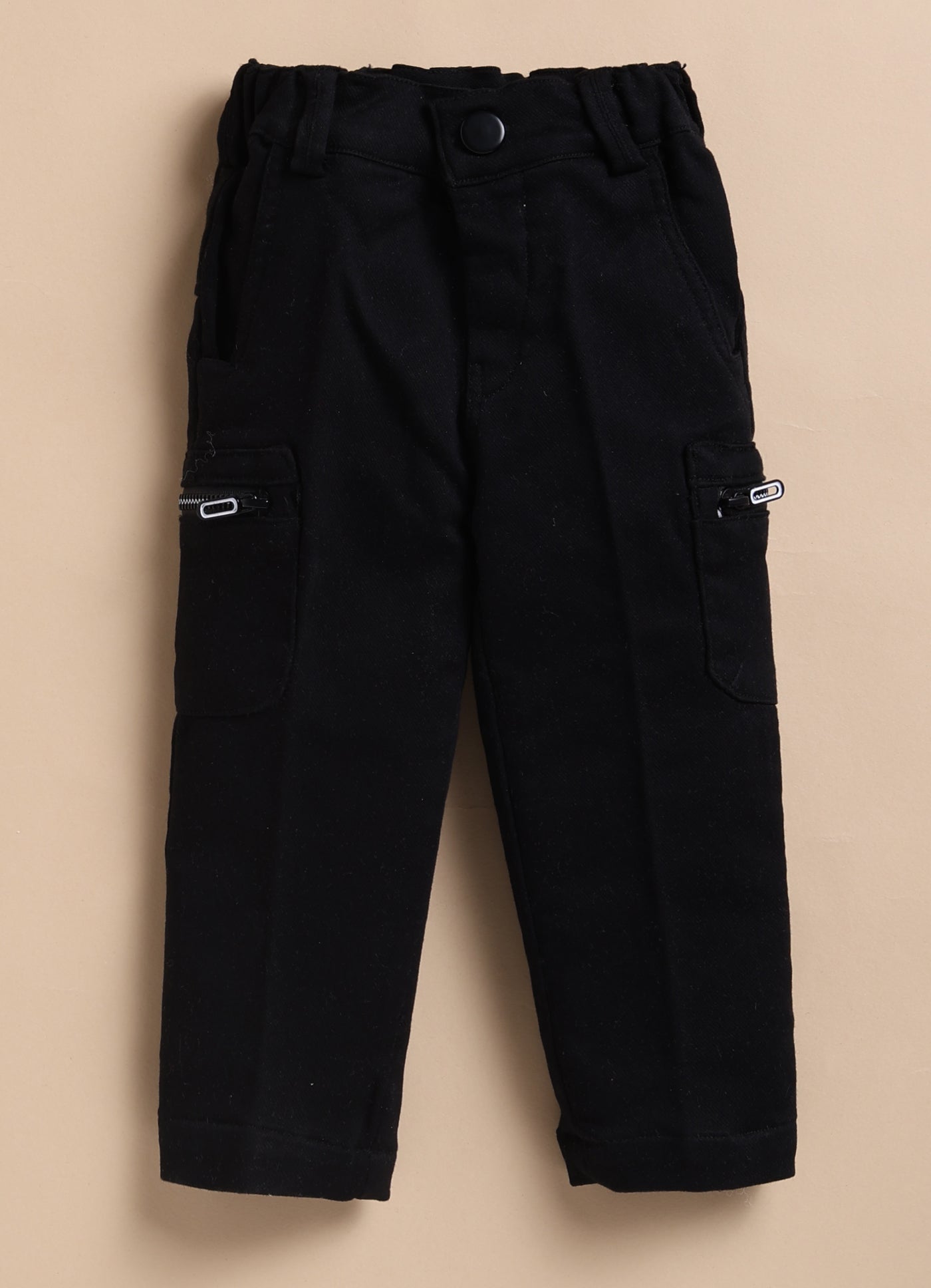 Blended Quirky Graphic Printed Woven Full Sleeves Zippered Sweat Jacket with Printed T-shirt and Pants Casual Set-Black