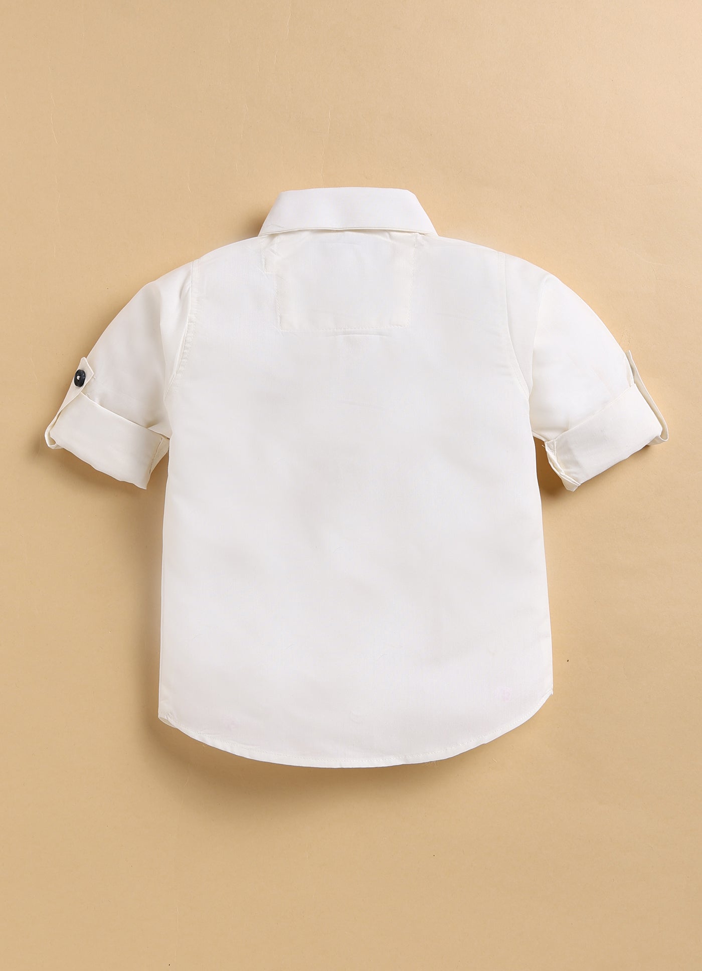 Cotton Woven Full Sleeves Checkered Waistcoat and Shirt Pant Set with Stole & Bow - Navy Blue