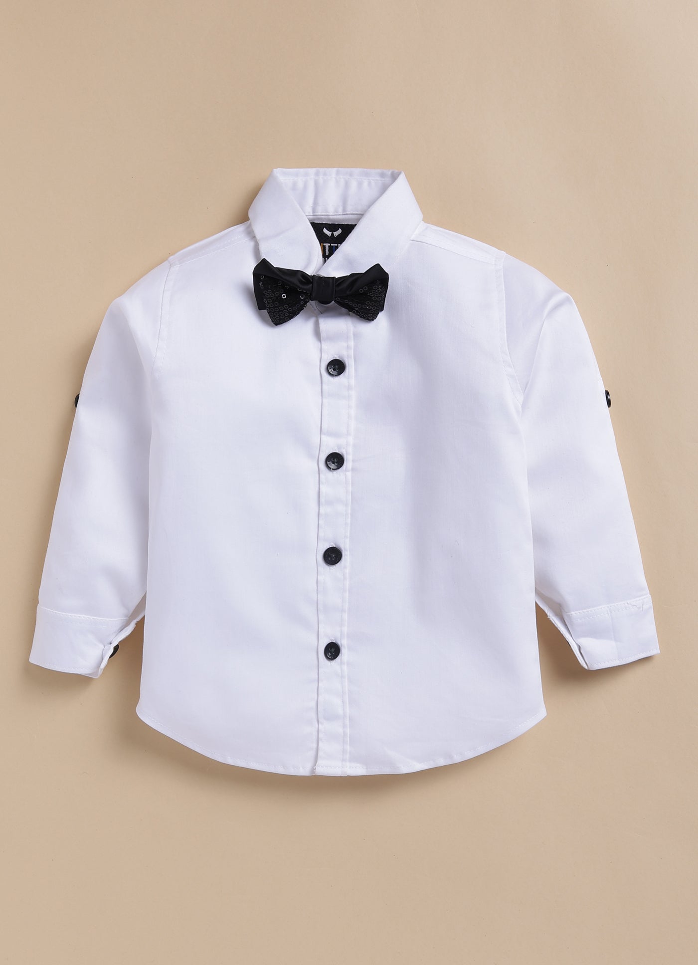 Blended Jaquard Woven Full Sleeves Coat Pant with Tuxedo Shirt, Bow and Brooch Pin Formal Coat Set- Olive