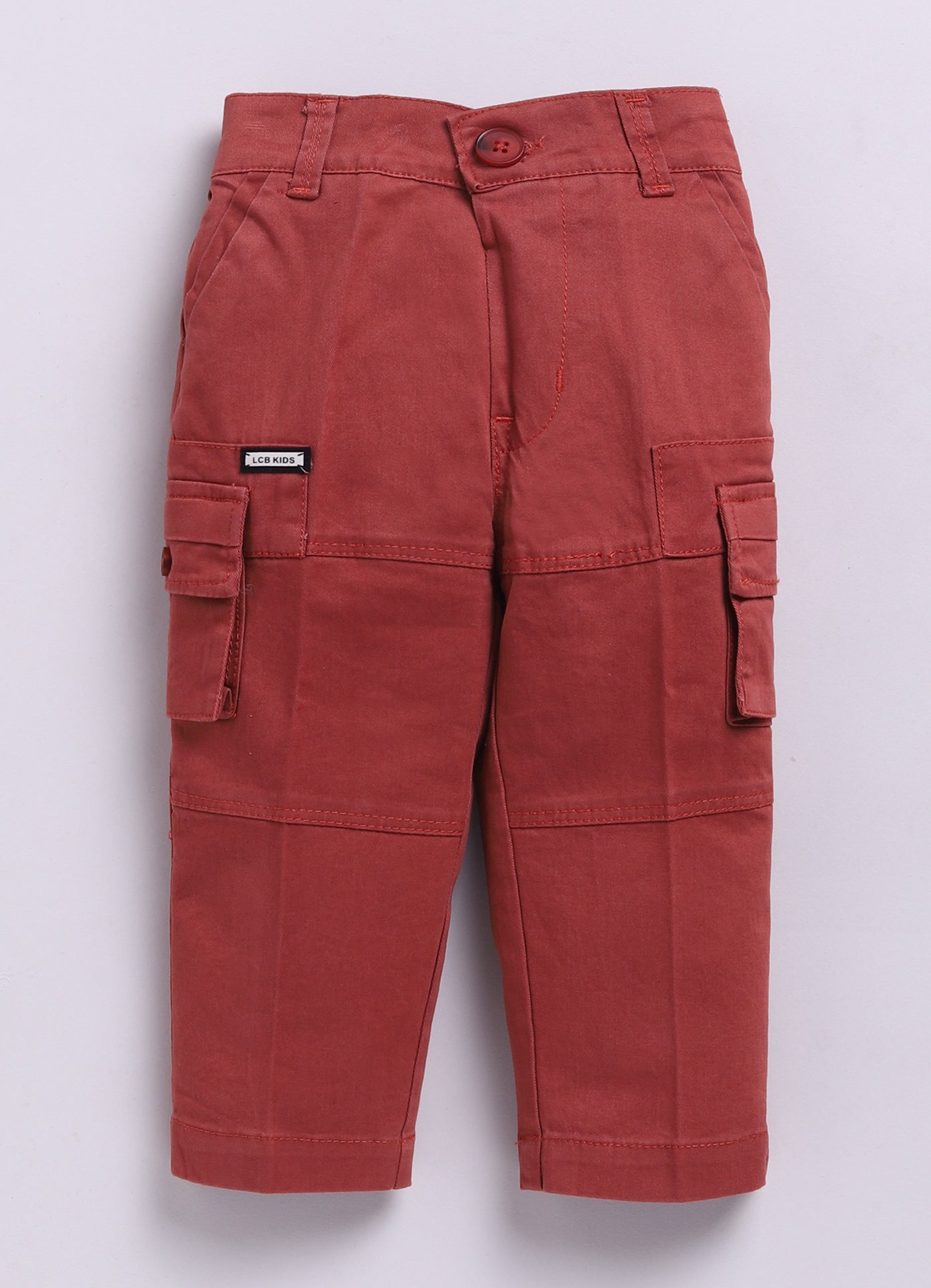 Cotton Woven Full Sleeves Solid Shacket Shirt Pant with Printed T-shirt Casual Set- Rust