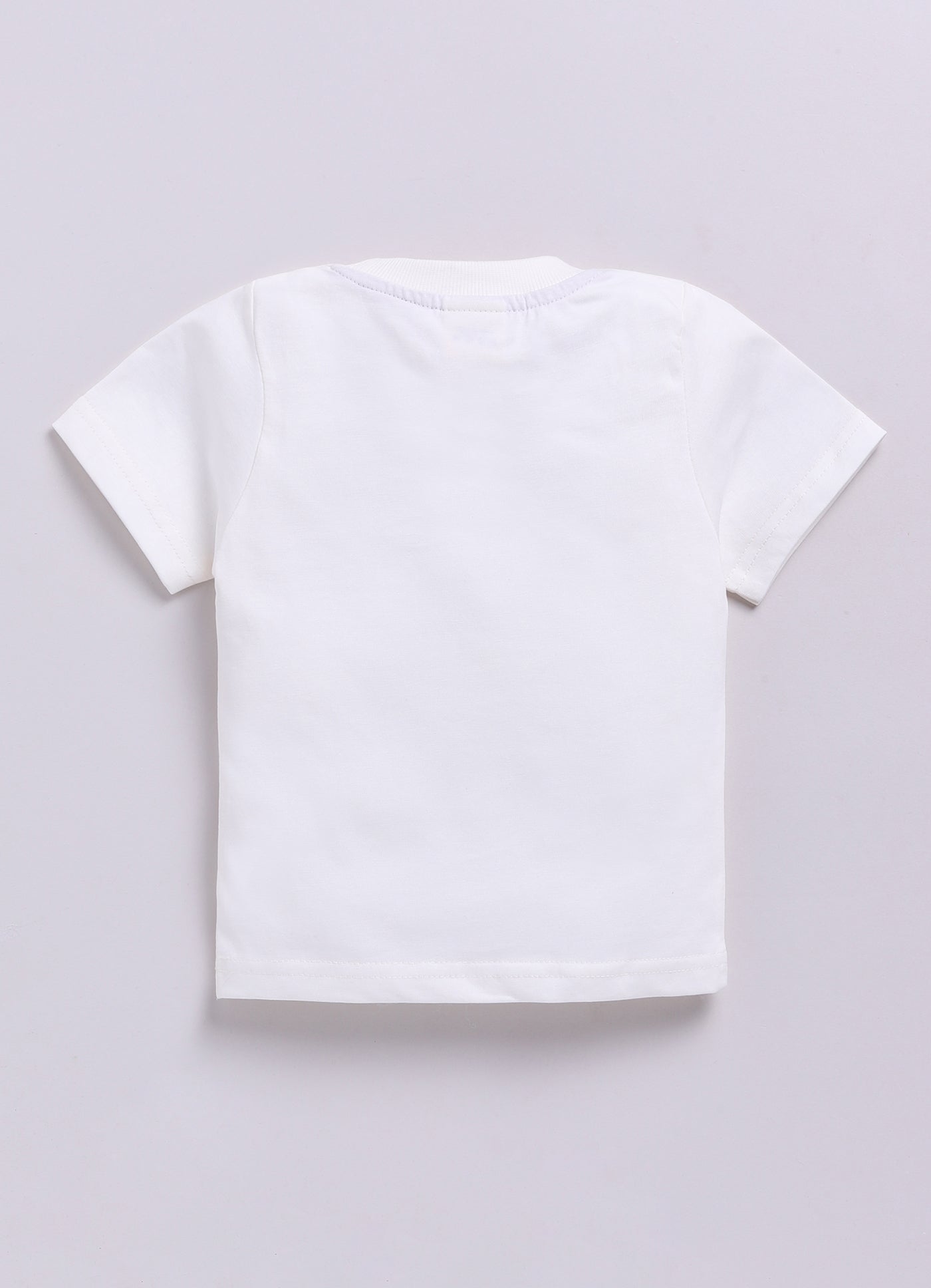 Blended Cotton Knitted Cloth Woven Full Sleeves Solid Coat Pant with Printed T-shirt Coat Coord Set- Lavender