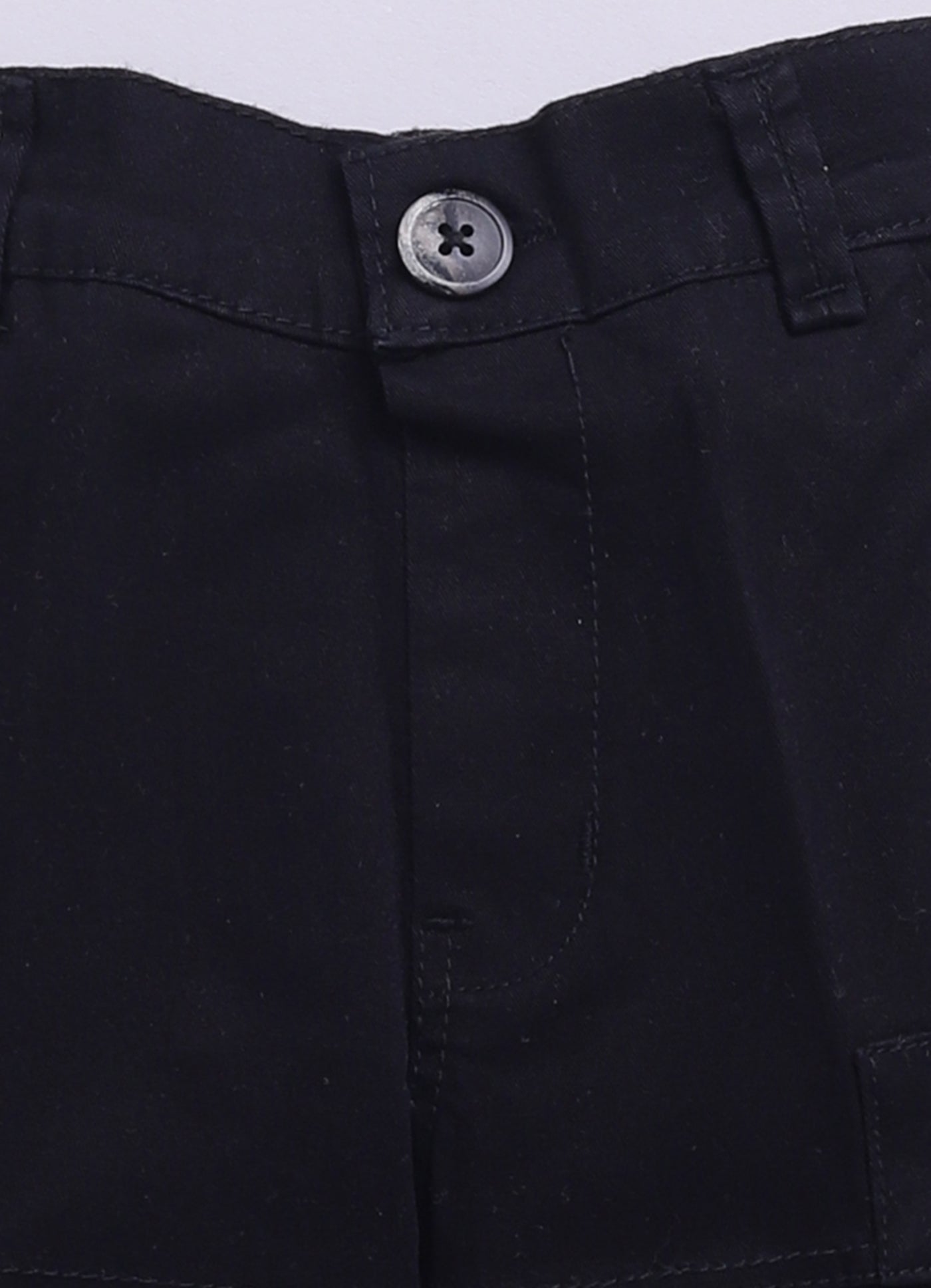 Cotton Woven Full Sleeves Solid Shacket Shirt Pant with Printed T-shirt Casual Set- Black