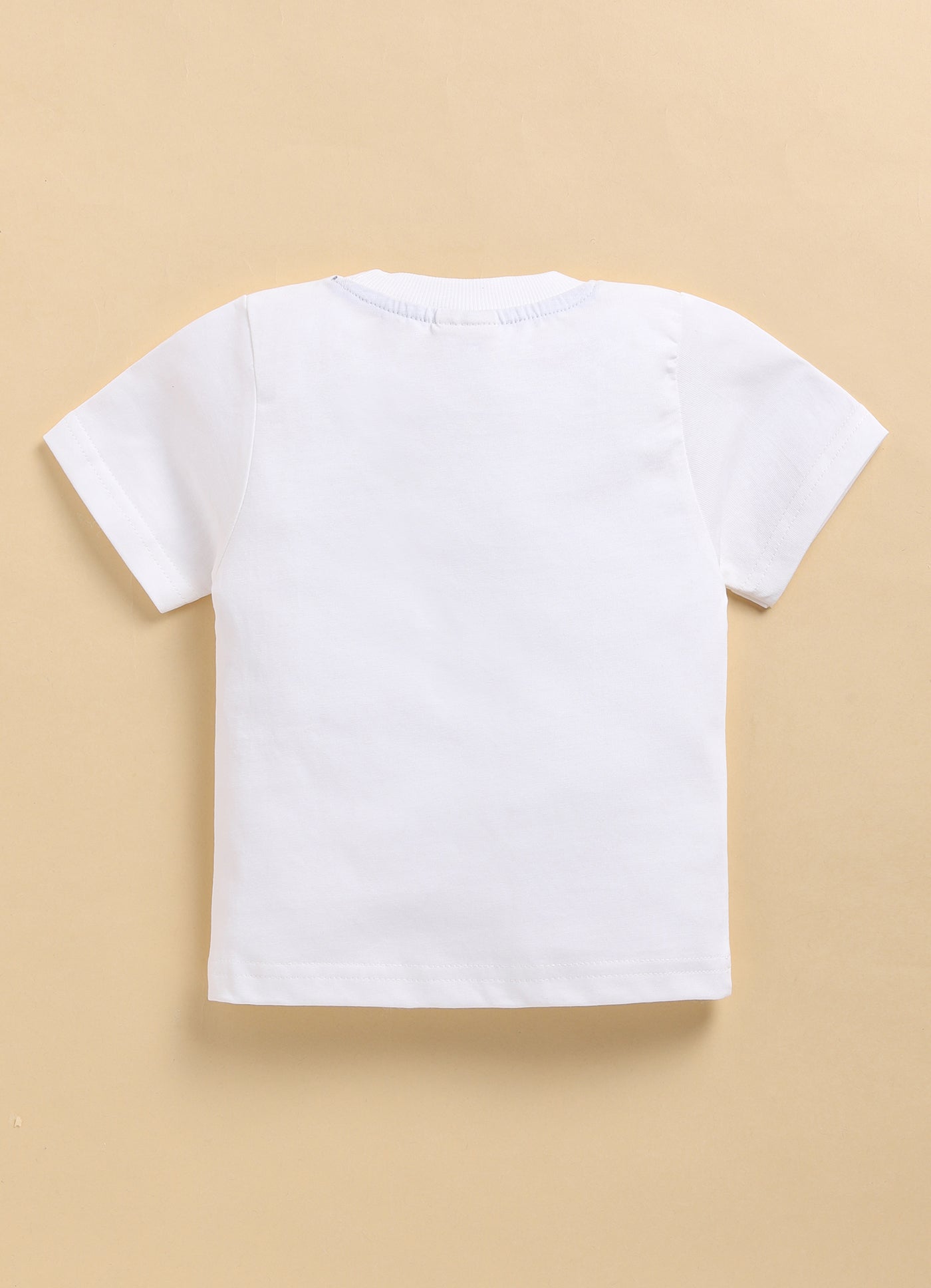 Blended Cotton Knitted Cloth Woven Full Sleeves Solid Coat Pant with Printed T-shirt Coat Coord Set- Blue