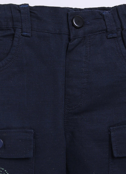 Blended Woven Technical Jacket Gilet with Utility Multi Pockets and Full Sleeves Hooded Teddy T-shirt and Trousers - Green