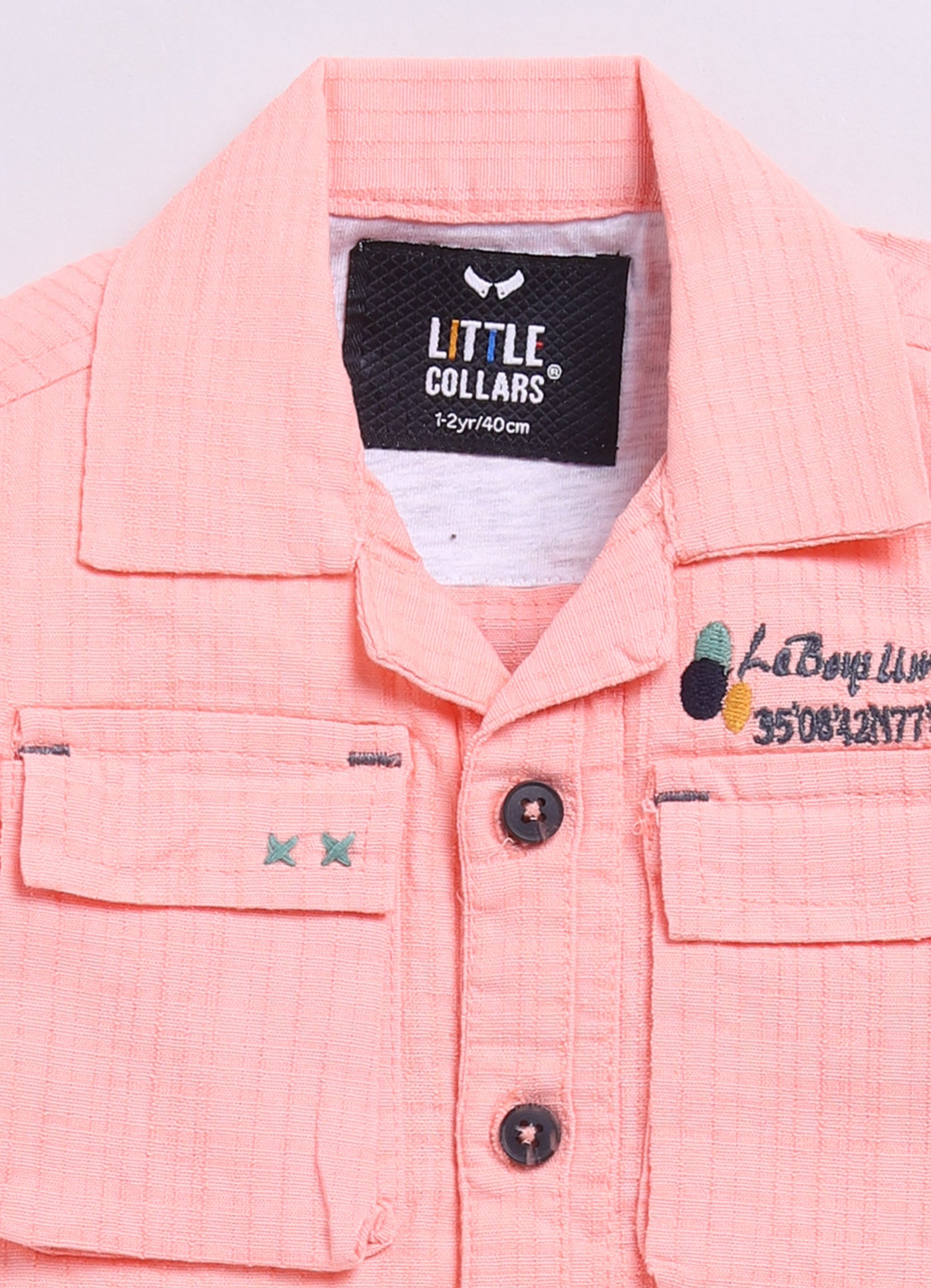 Cotton Woven Full Sleeves Solid Shirt and Pants, Tshirt and Printed Scarf Casual Set-Peach